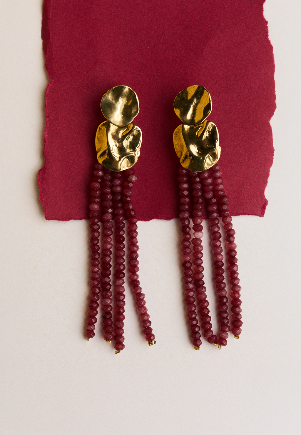 Pendientes Liliana Granate