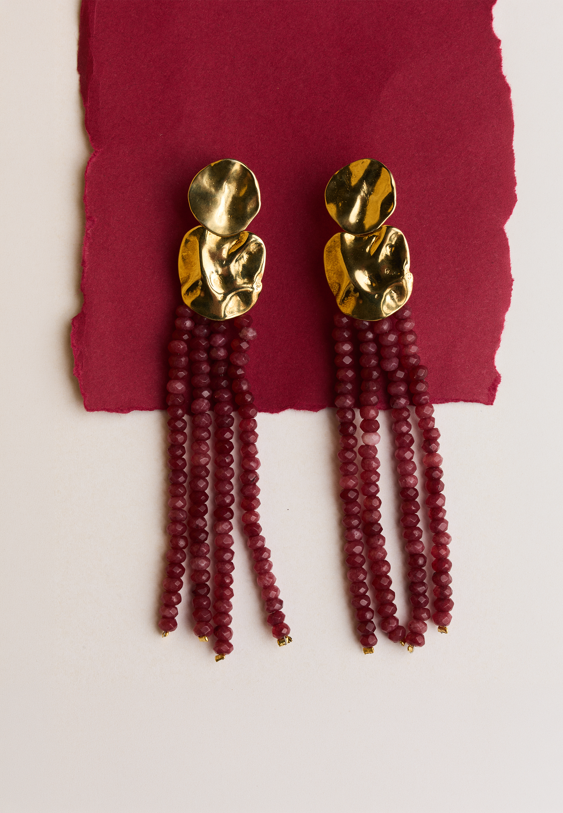 Pendientes Liliana Granate