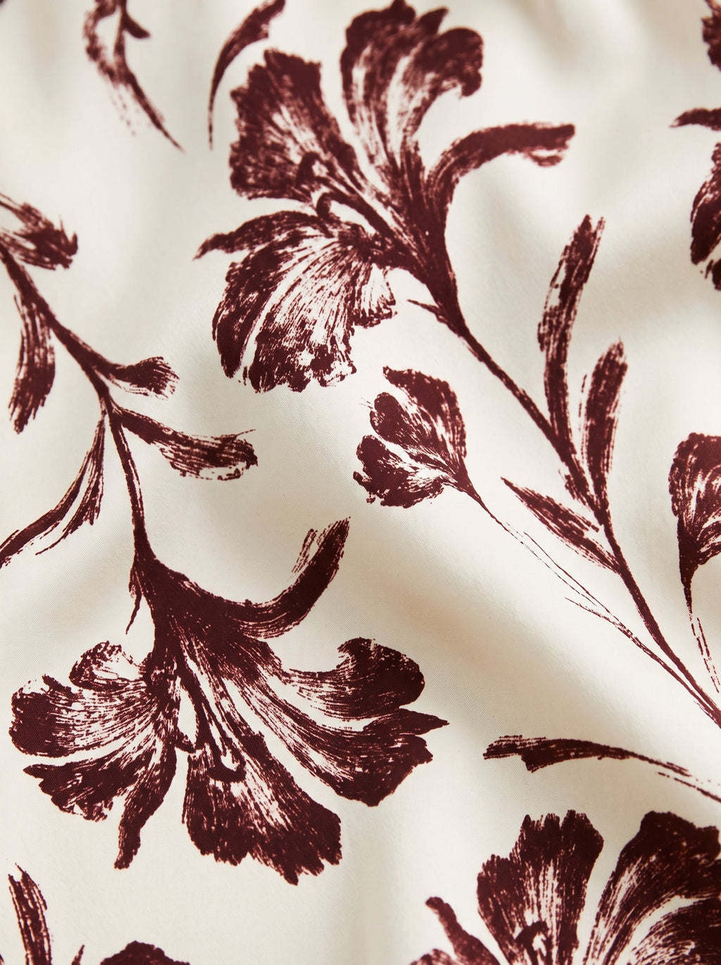 Camisa Soco Flores Beis