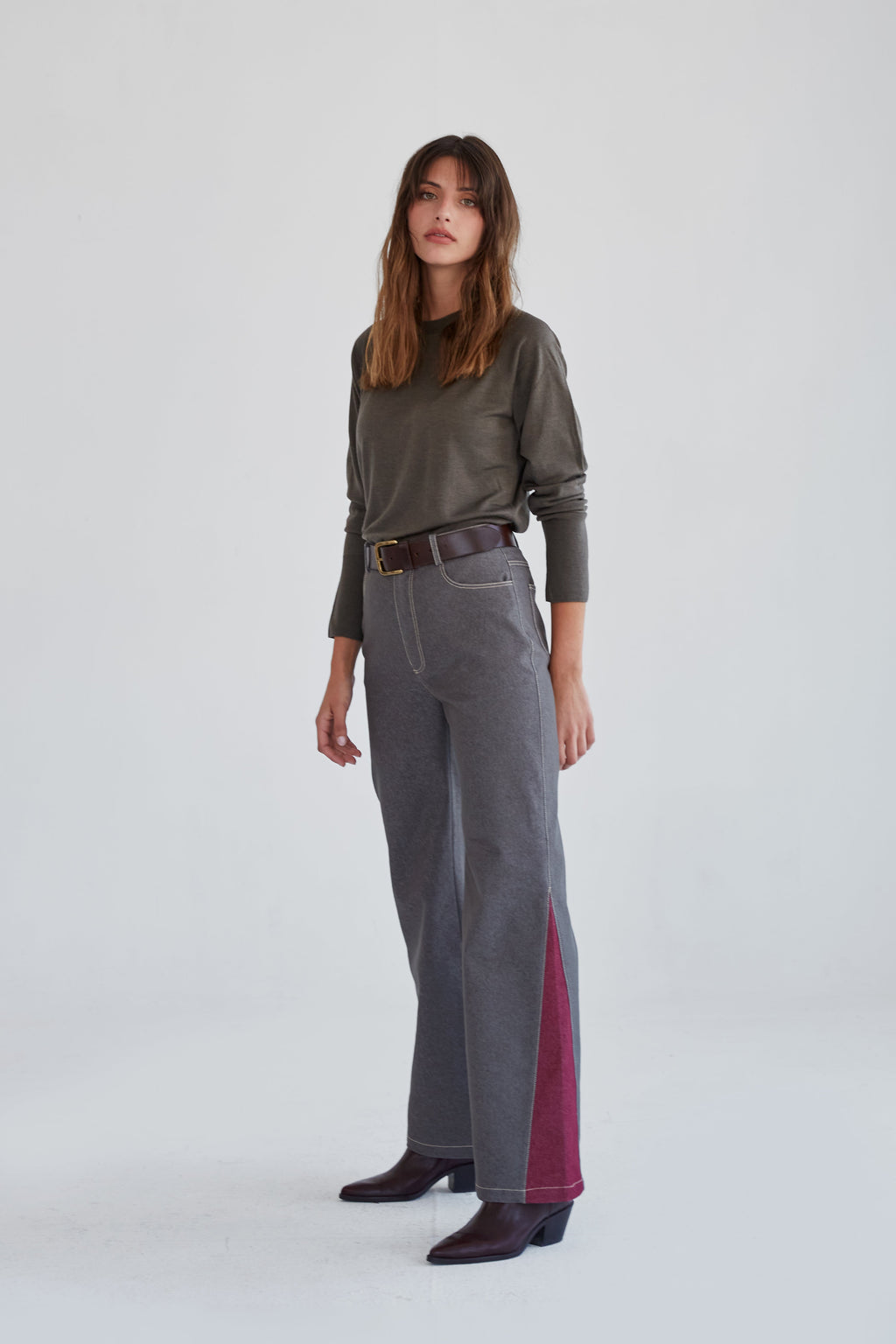 Pantalones vaqueros Alba 2.0 topo