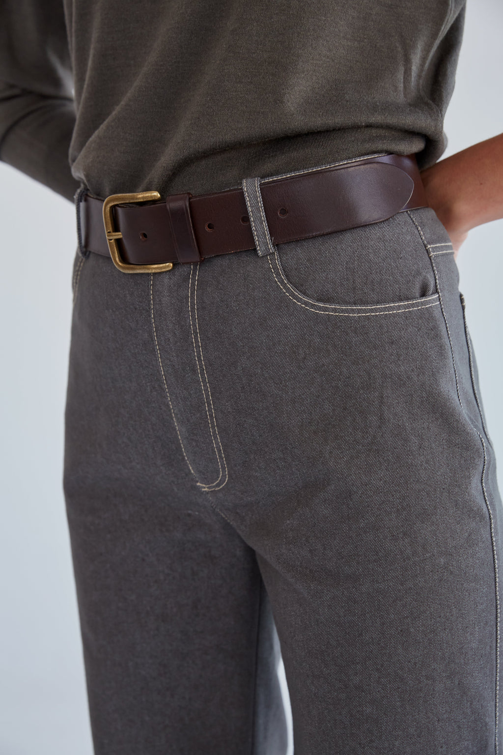 Pantalones vaqueros Alba 2.0 topo