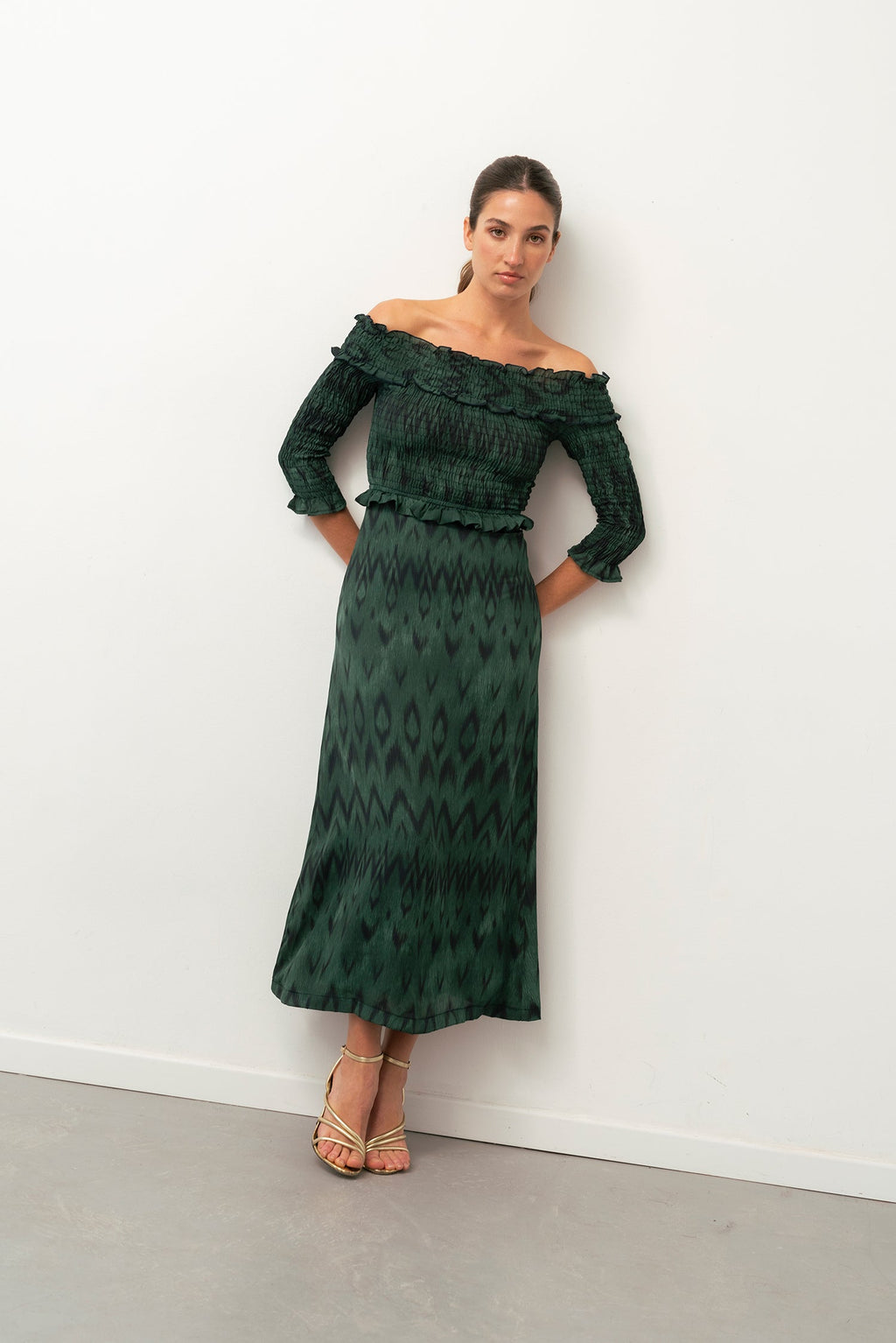 Vestido Bardot Lune