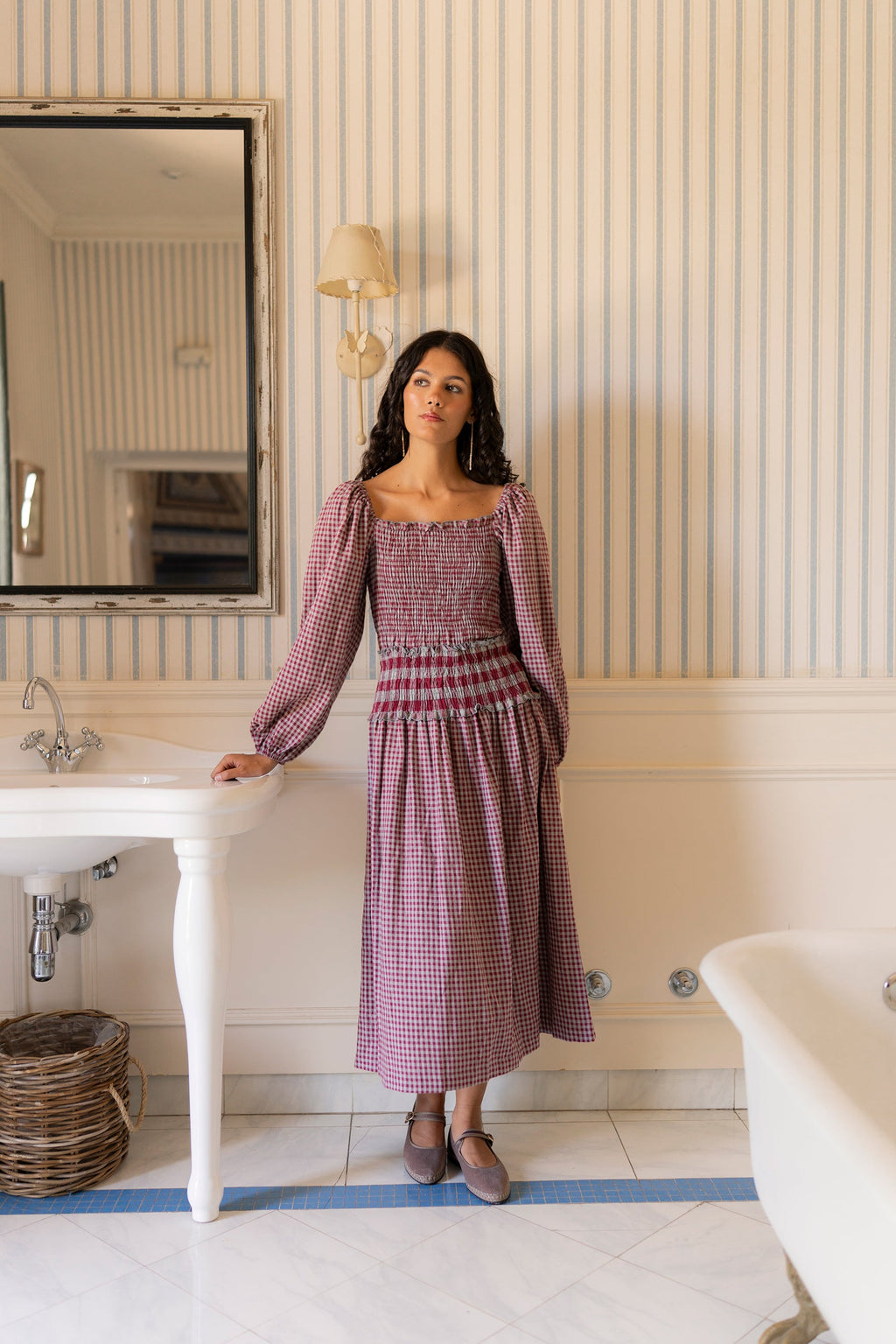 Vestido Vichy Rouge