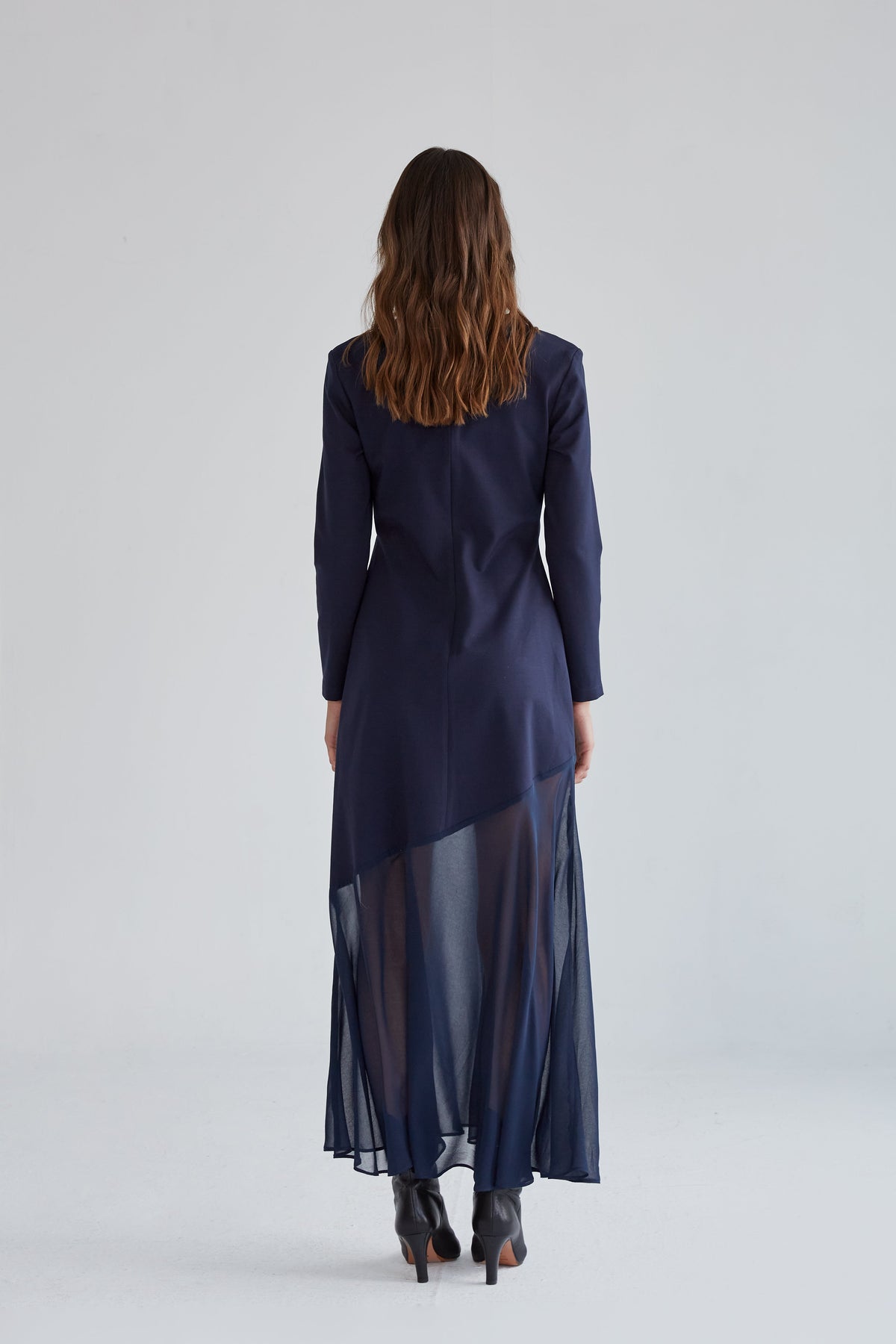 Isabella navy blue dress