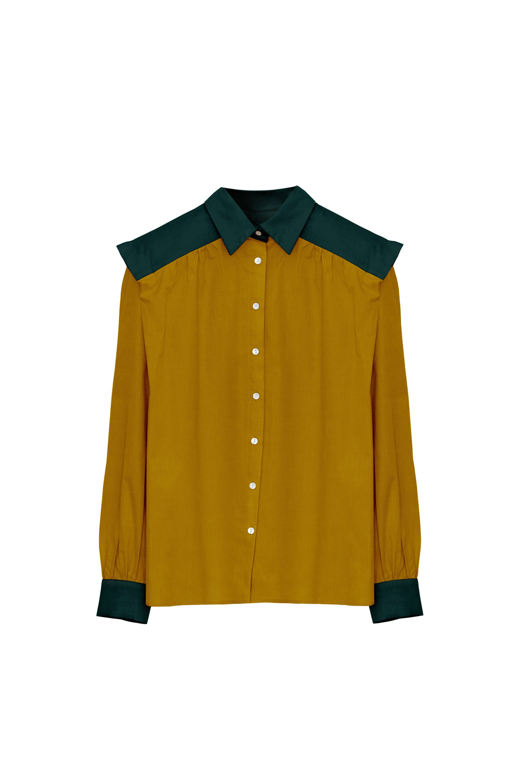 Camisa Marieta Duo Mostaza