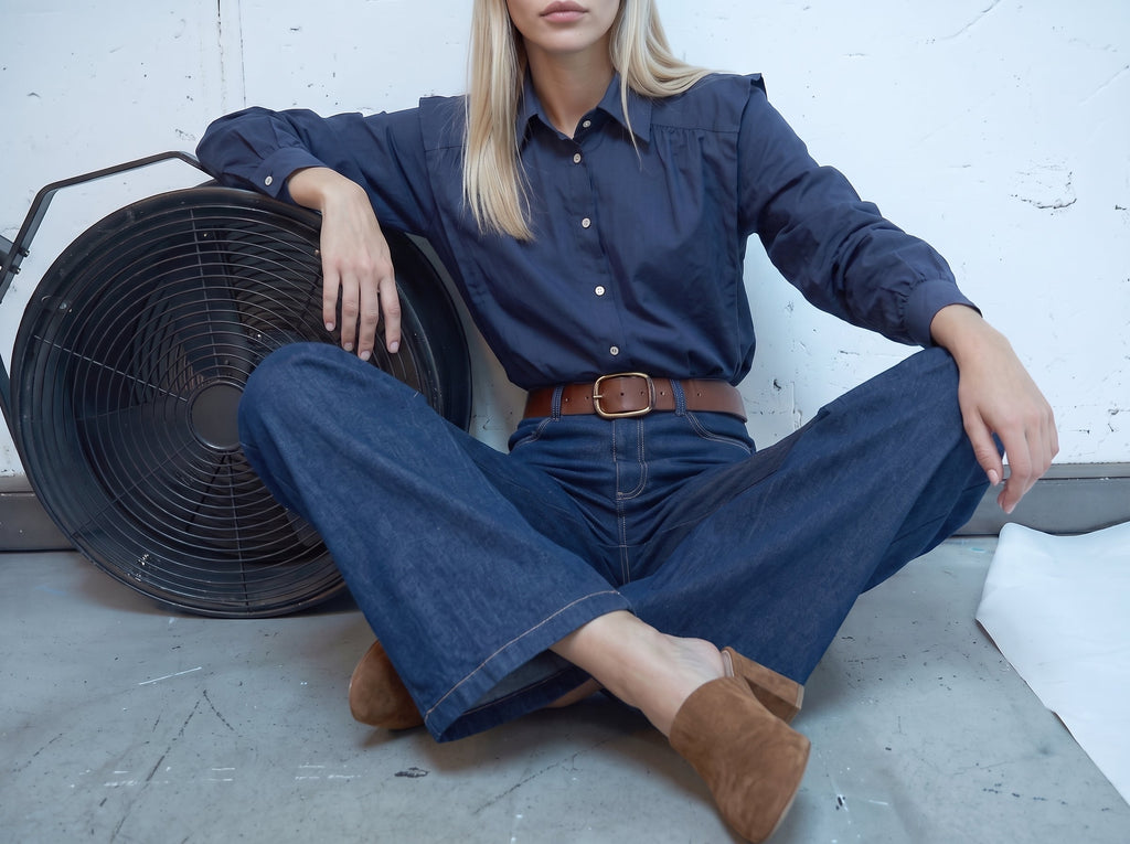 Marieta Navy Shirt