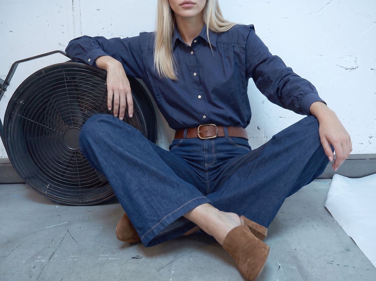 Marieta Navy Shirt