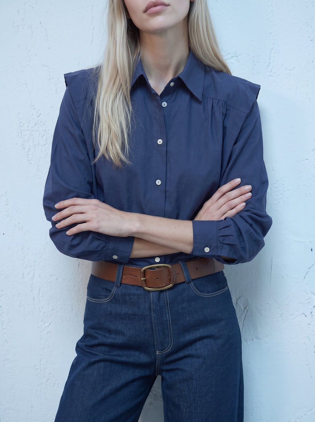 Marieta Navy Shirt