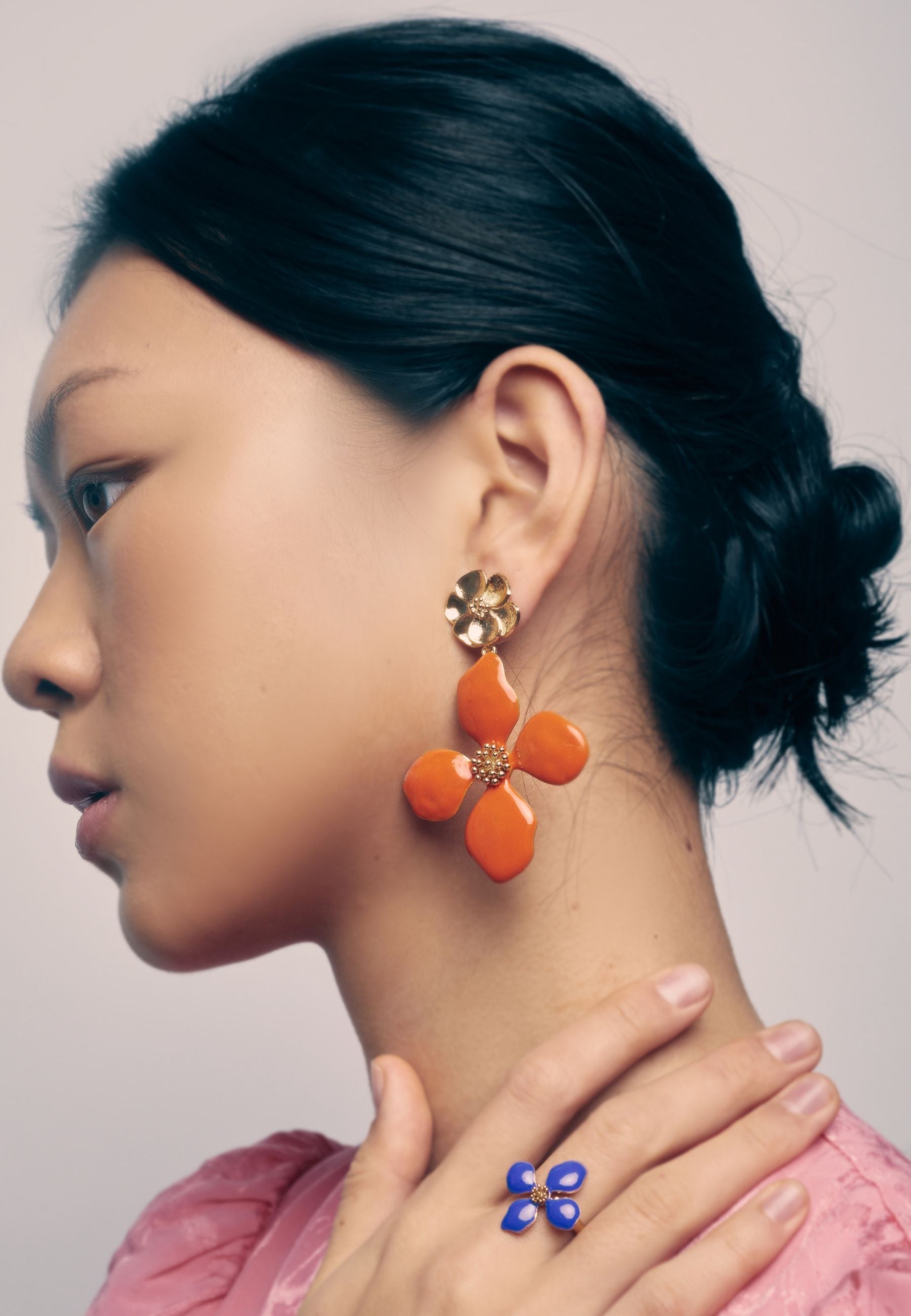 Pendientes Cassia Naranja