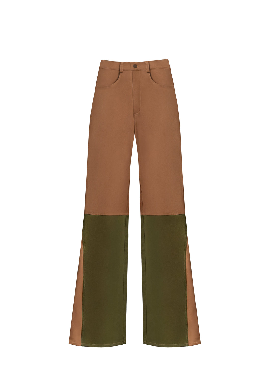Brown stretch Coro trousers