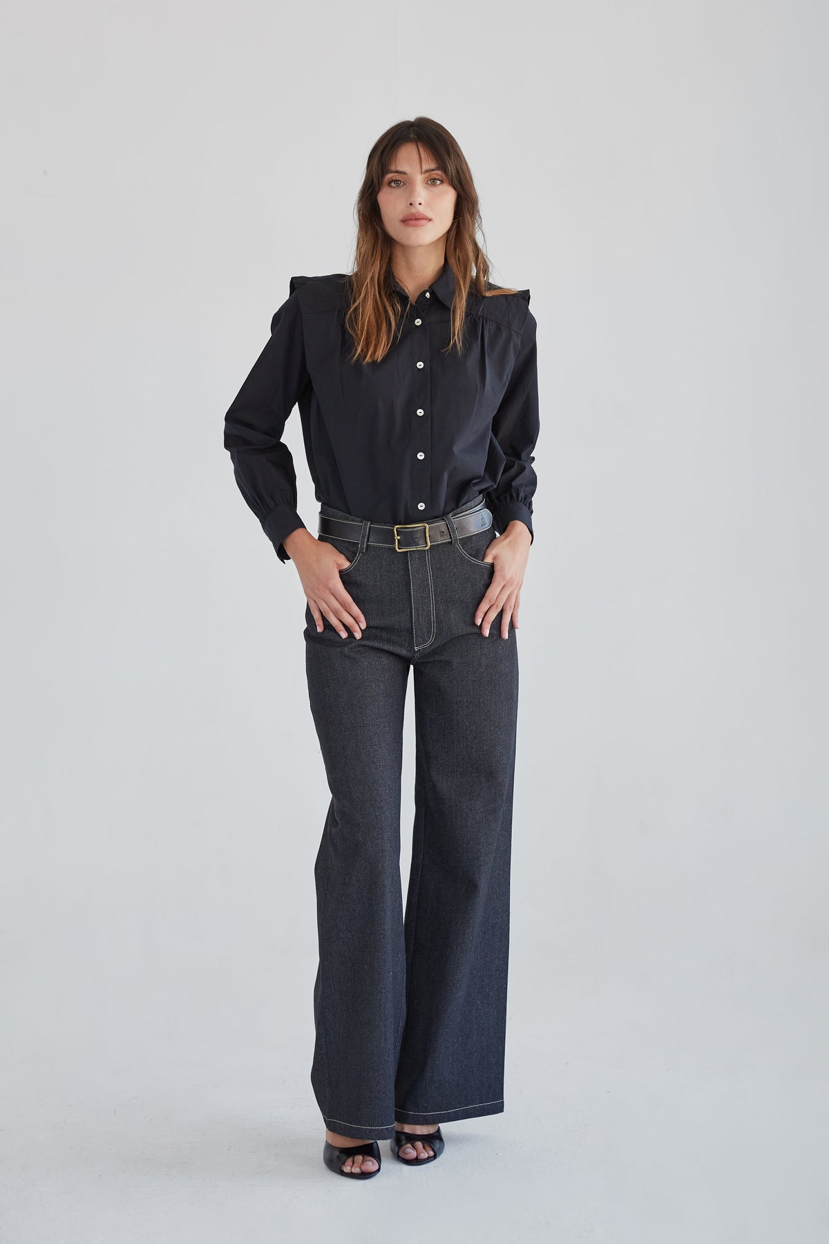 Camisa Marieta Negro