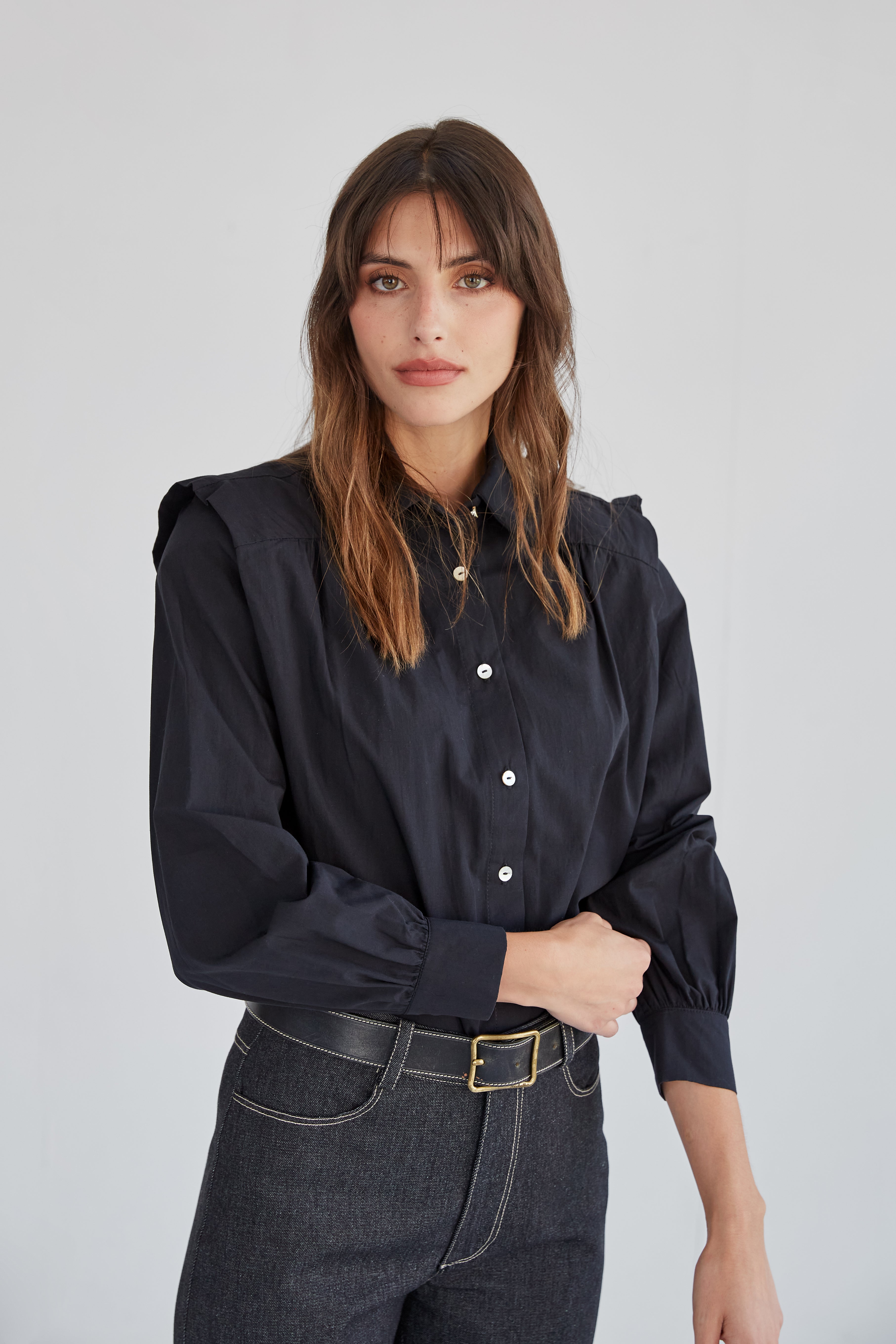 Camisa Marieta Negro