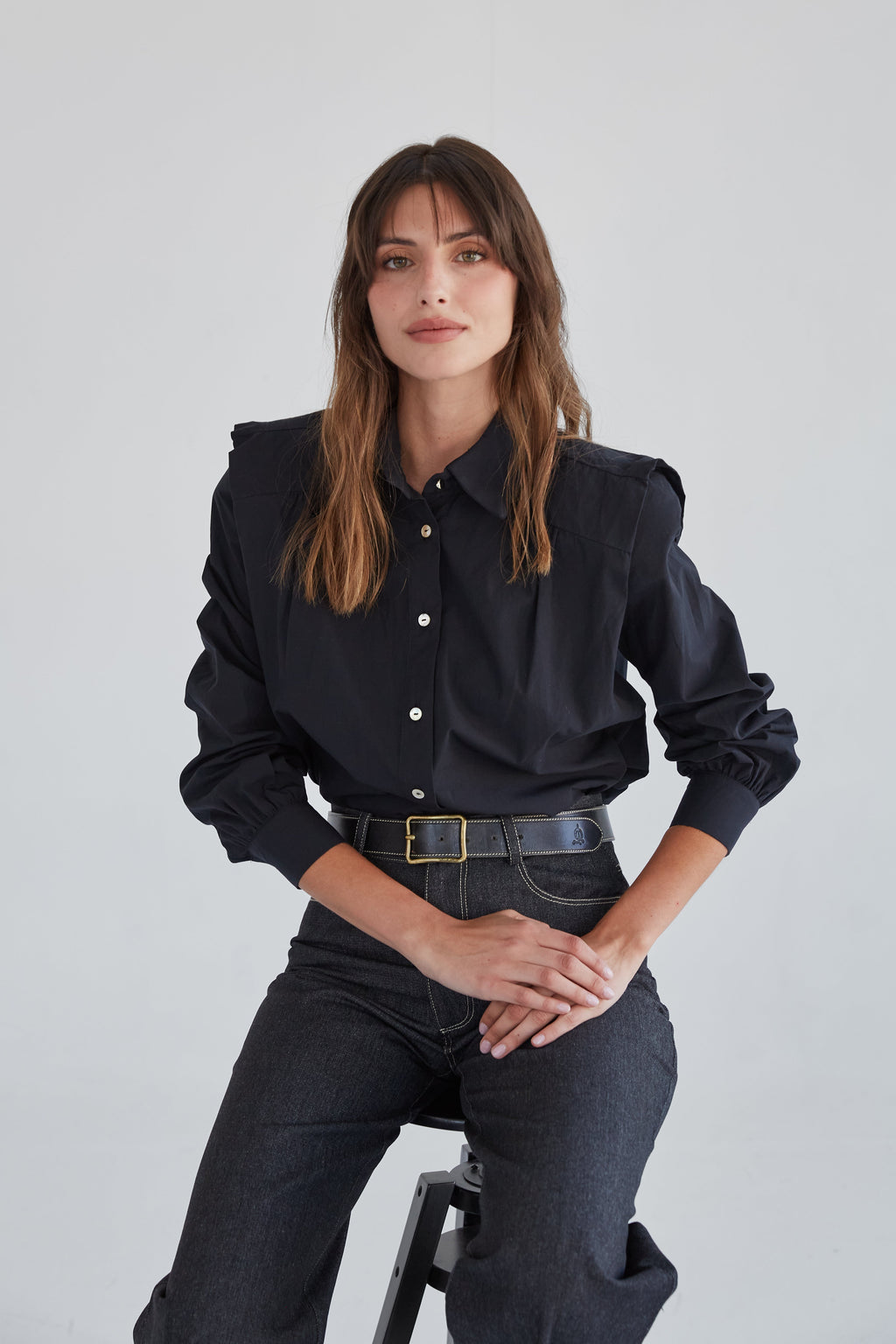 Camisa Marieta Negro