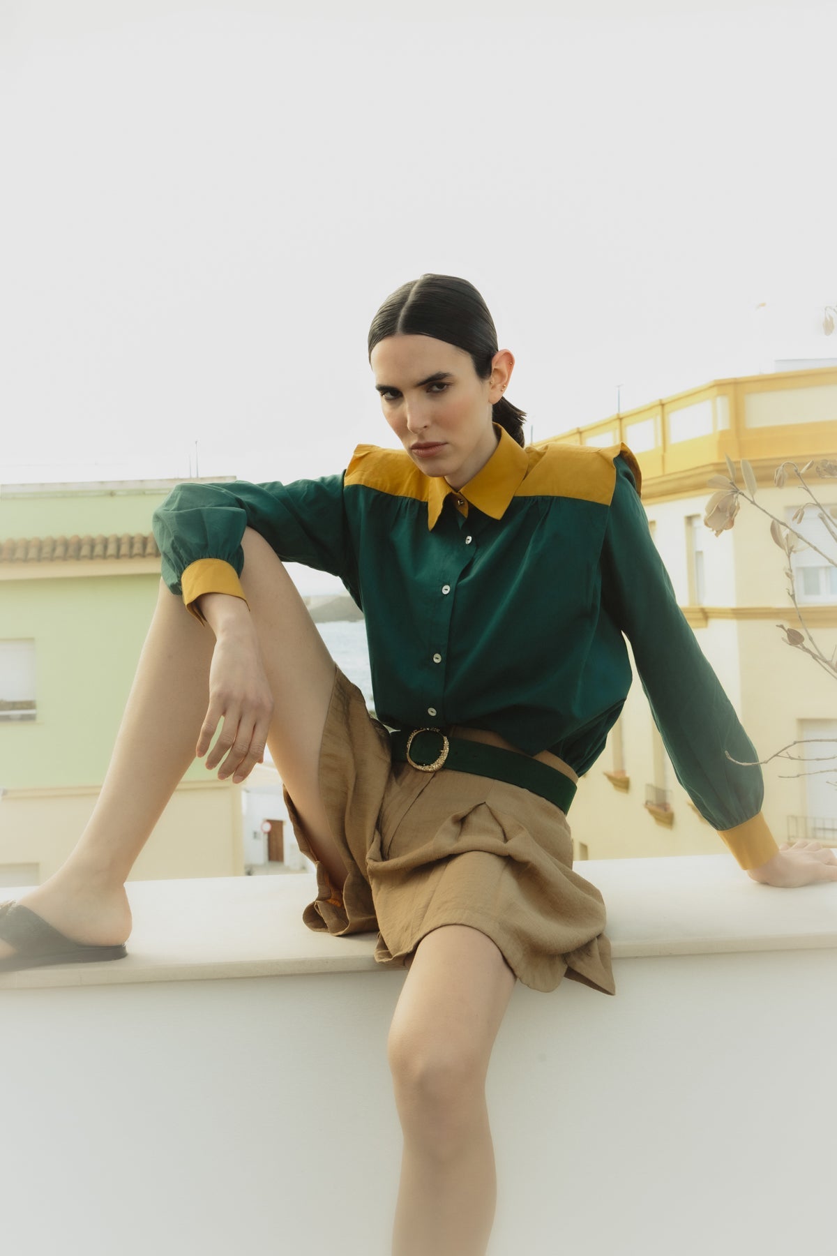 Camisa Marieta Duo Verde