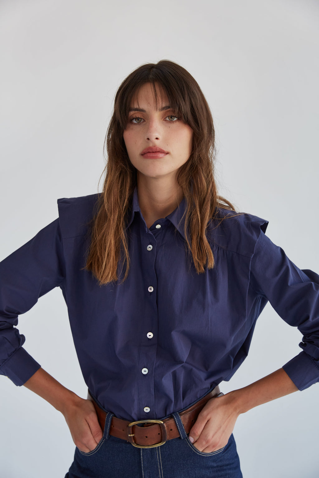 Marieta Navy Shirt