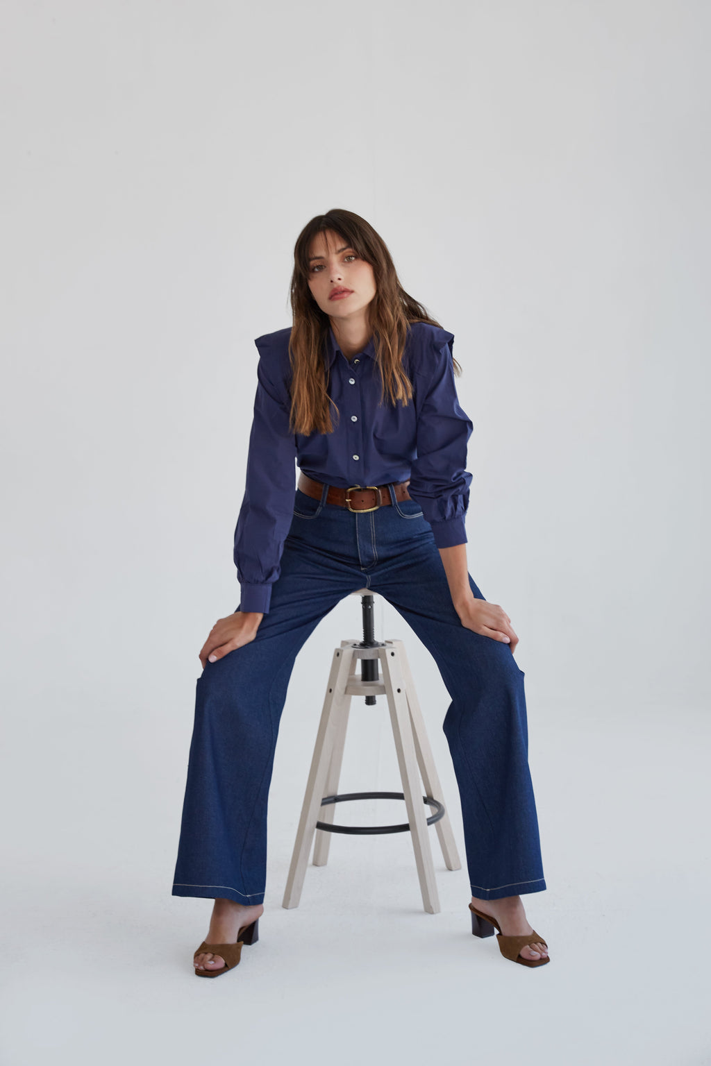 Eugenia navy pants