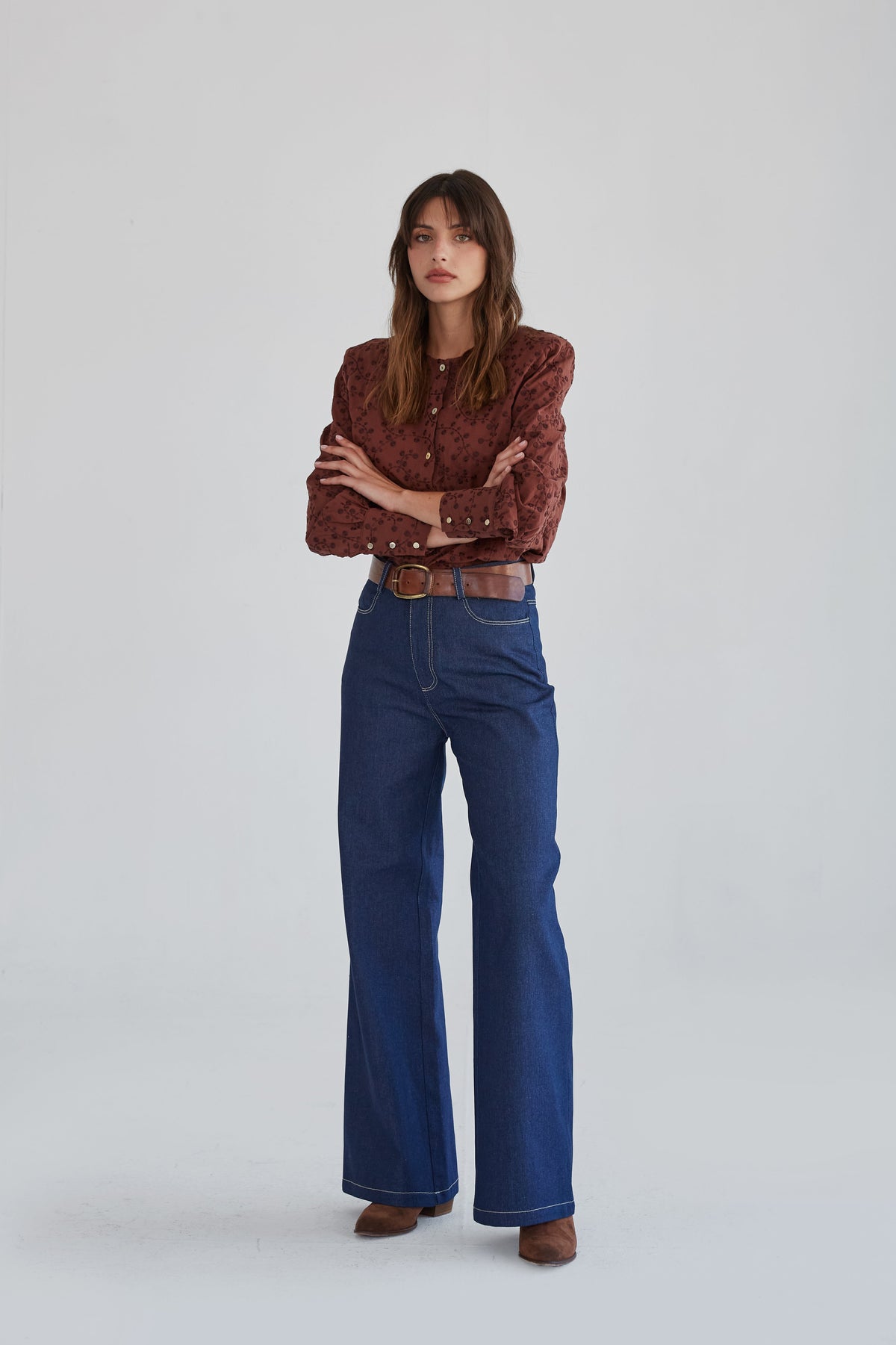 Marisa brown shirt
