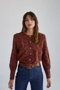 Marisa brown shirt