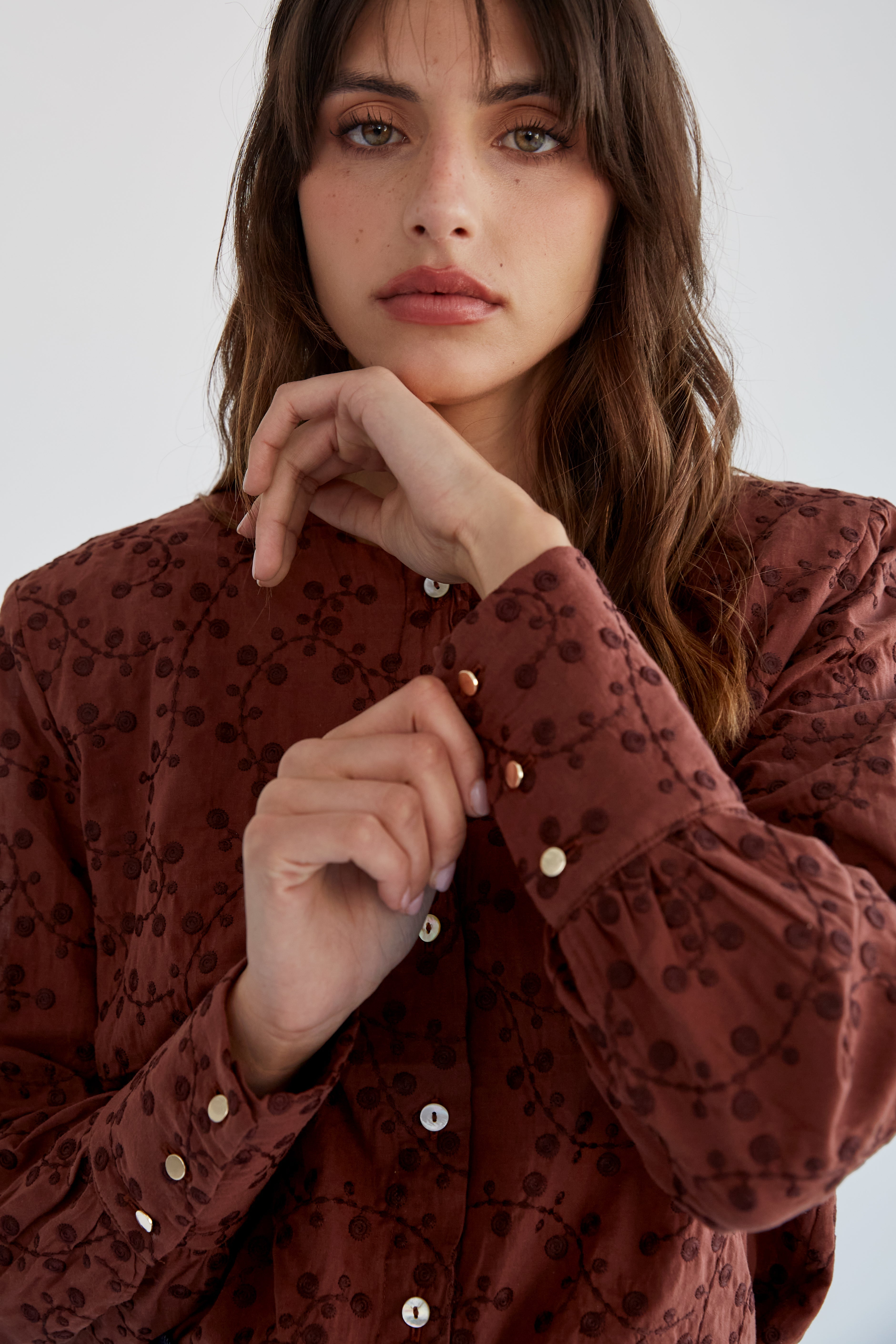 Marisa brown shirt