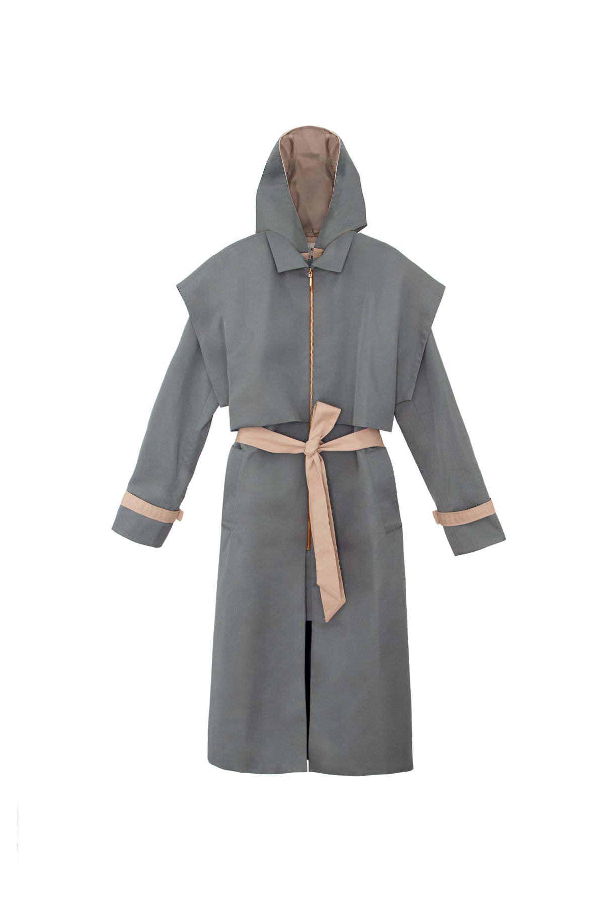 Gabardina Benedetta duo capucha agua