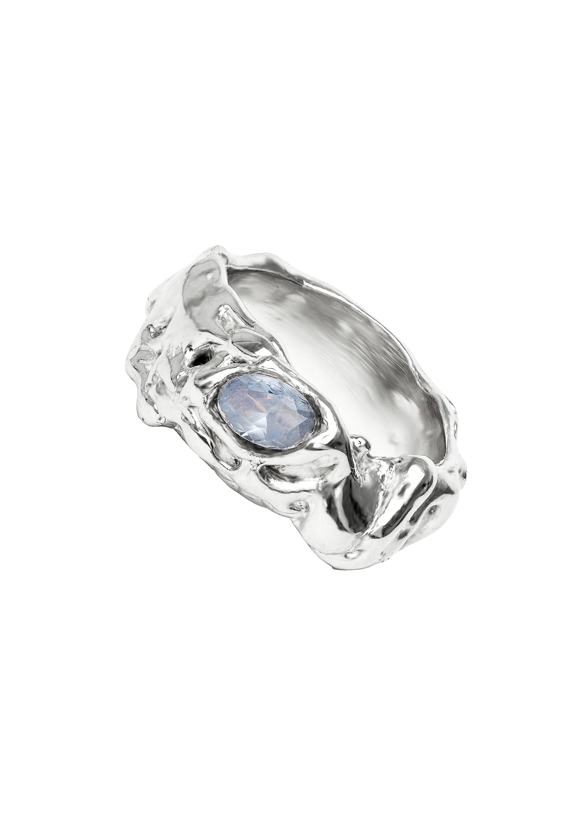 Judy Aquamarine Silver Ring