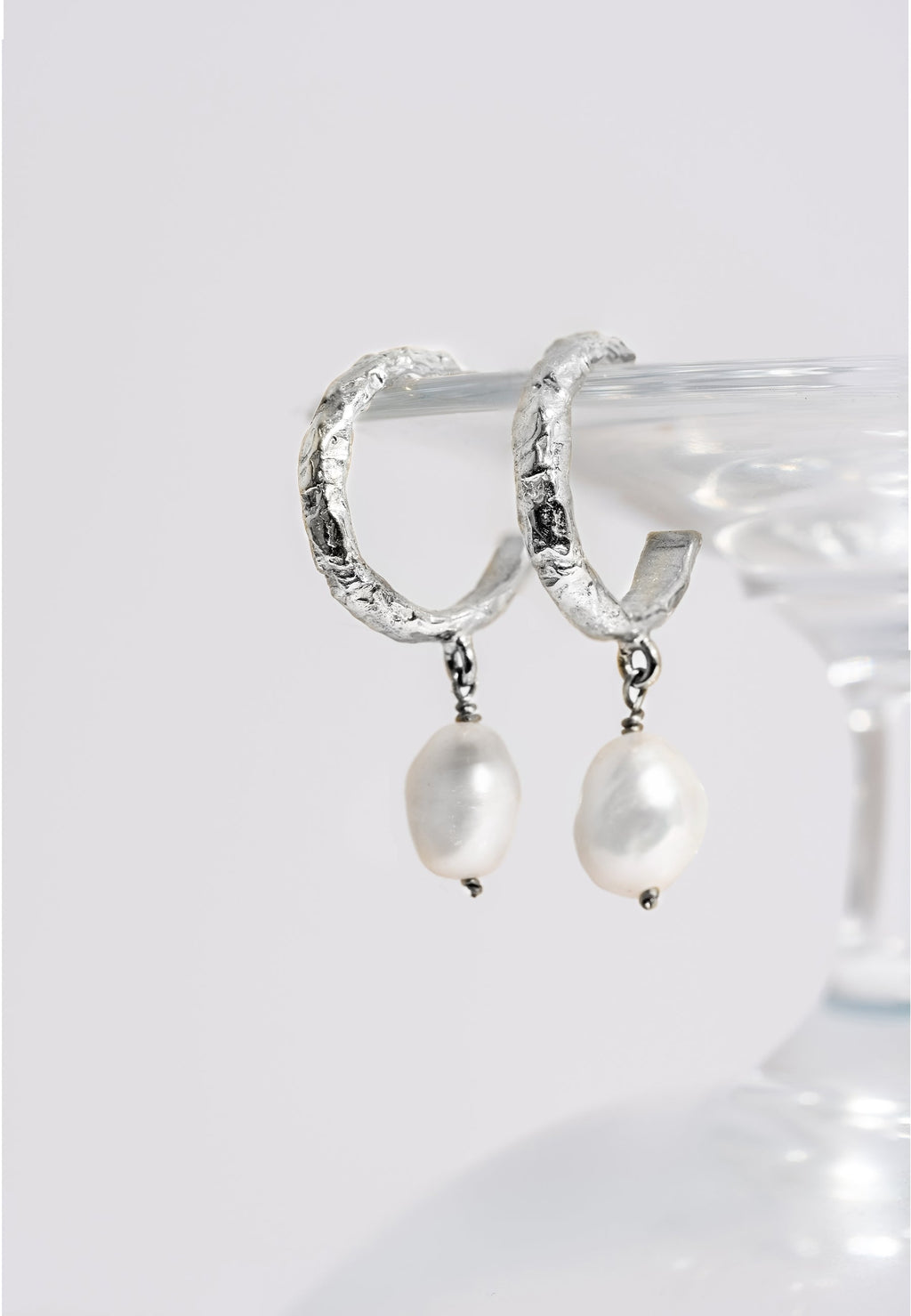 Aros Sadie Pearl Plata