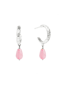 Aros Sadie Rosa Plata