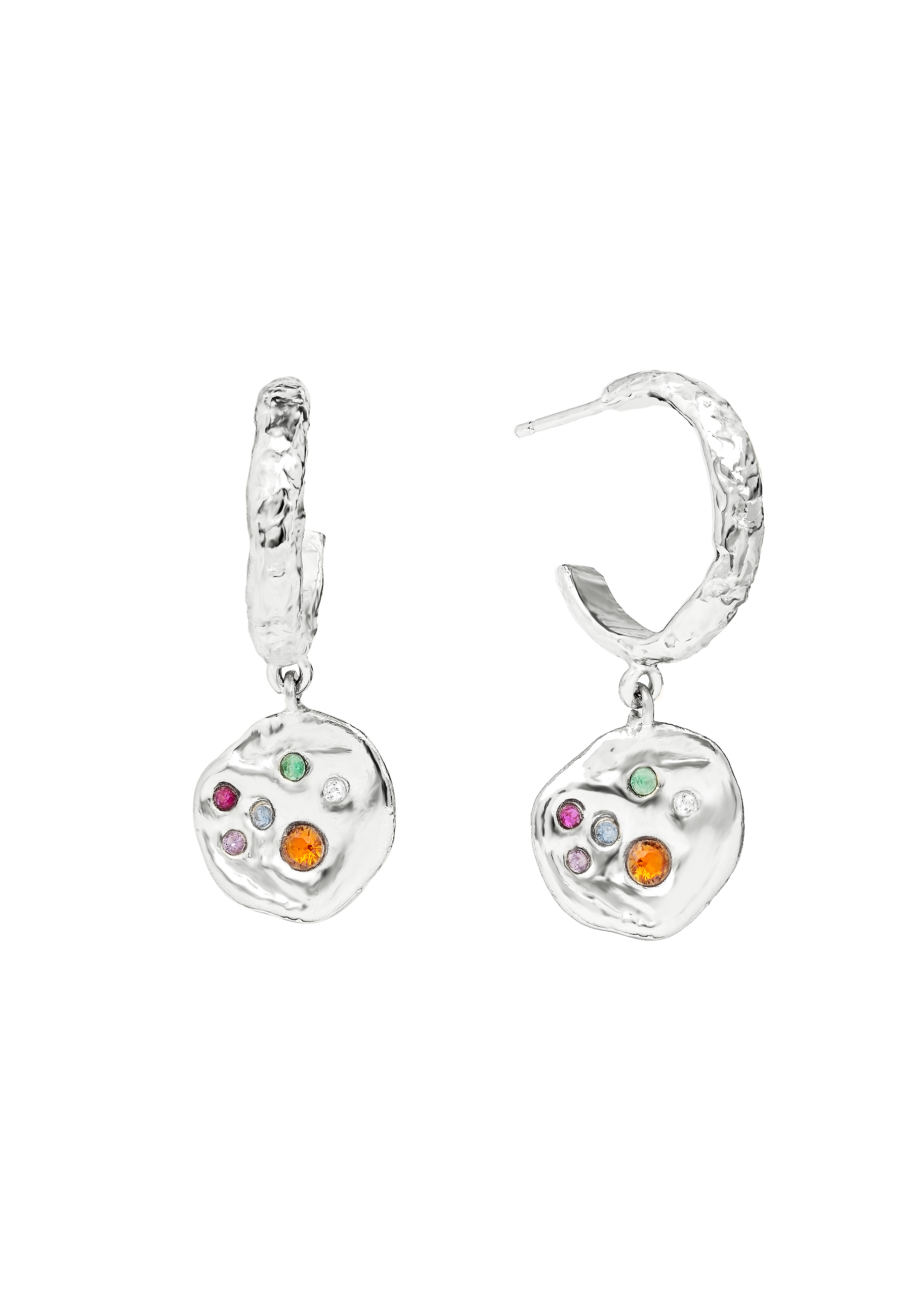 Aros Sadie Coin Plata