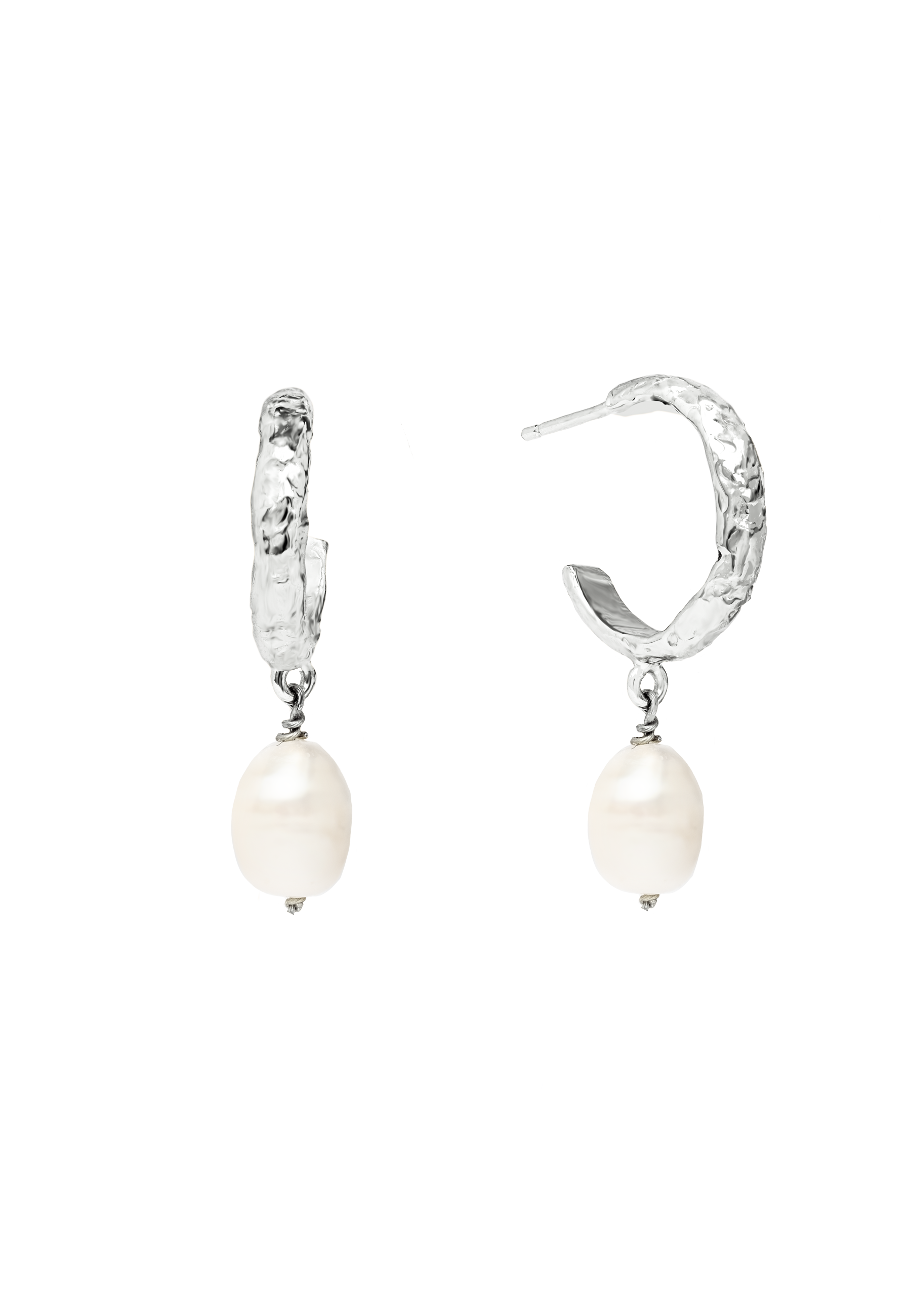 Aros Sadie Pearl Plata