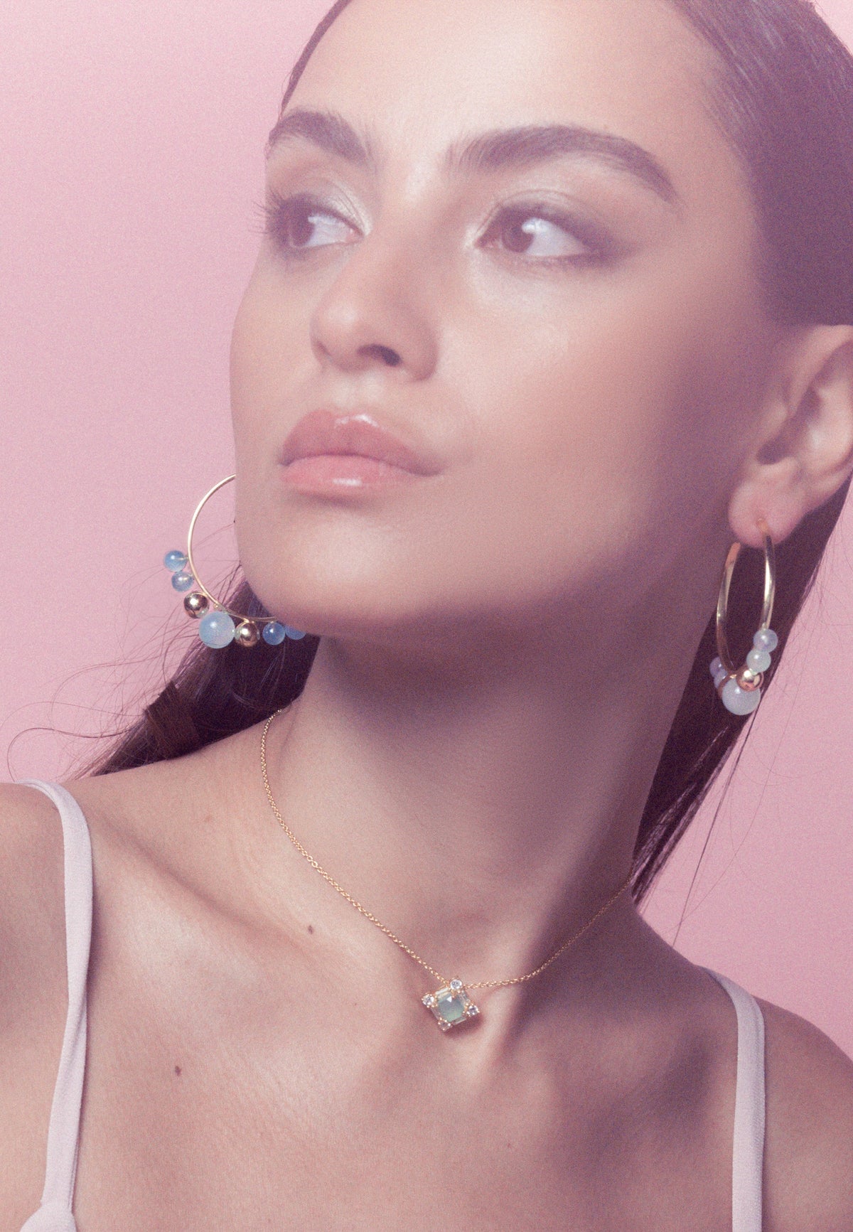 Elara Aquamarine Earrings