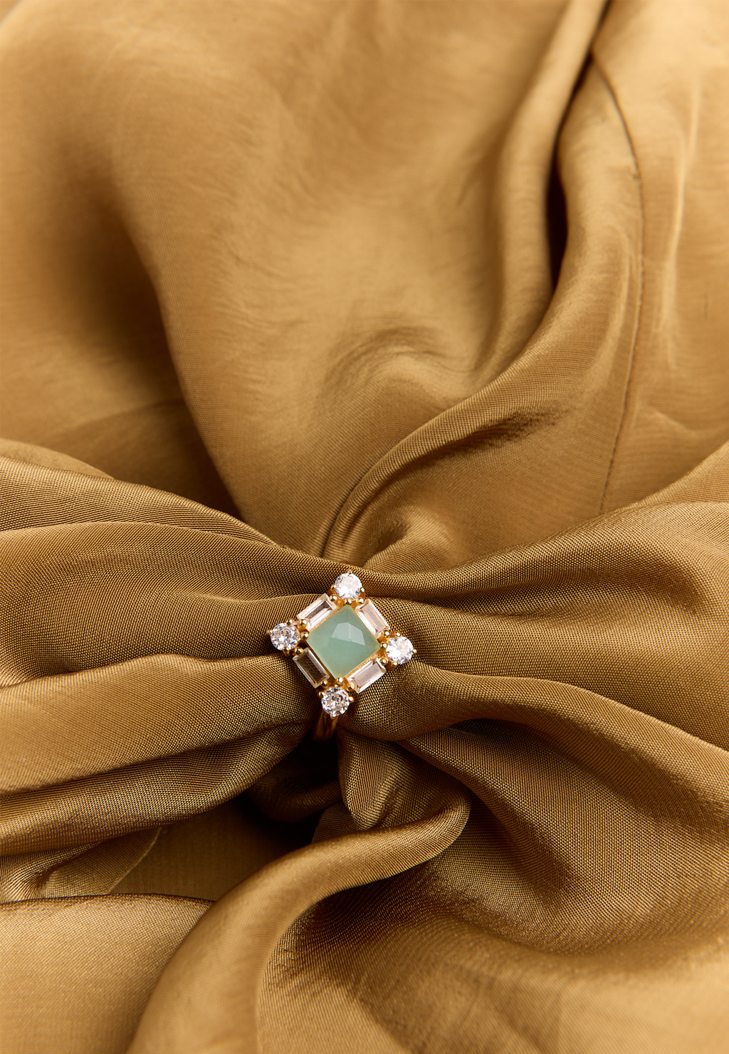 Anillo Polaris Aguamarina