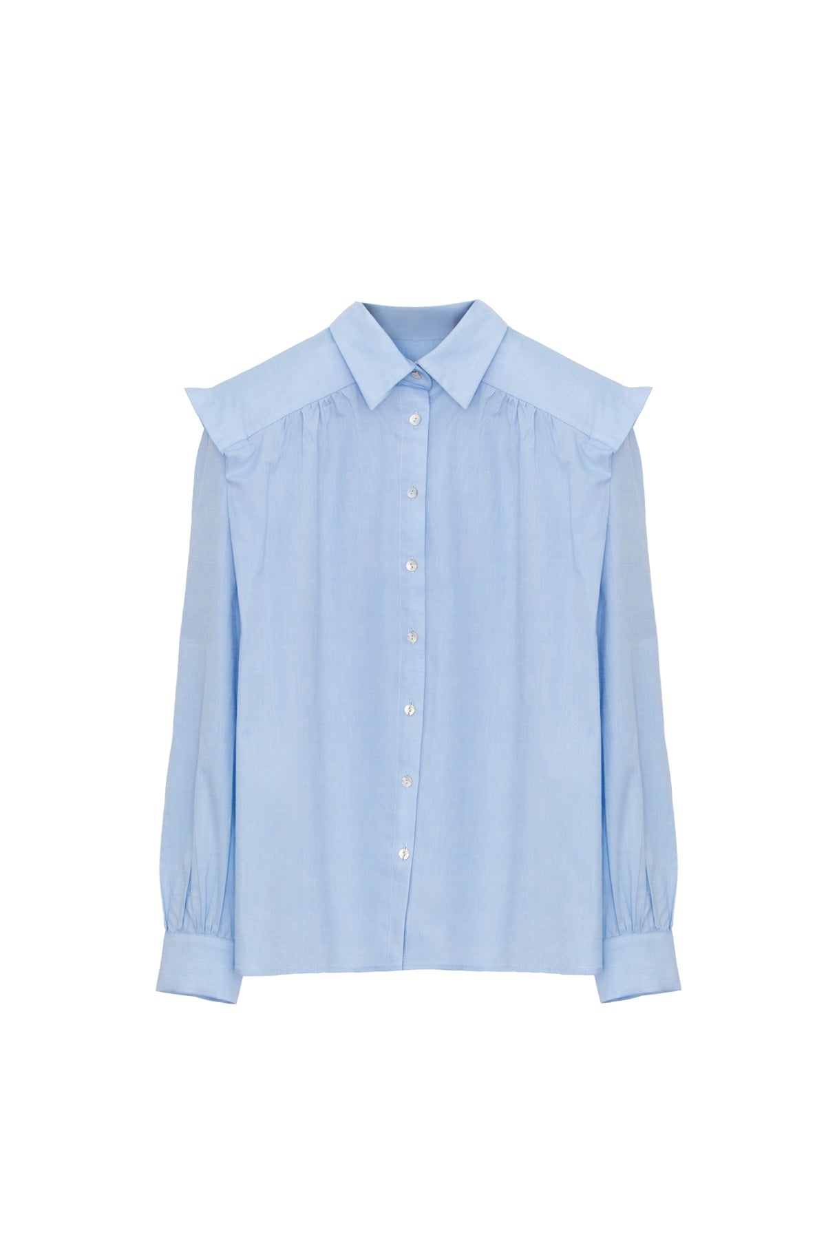 Marieta blue oxford shirt