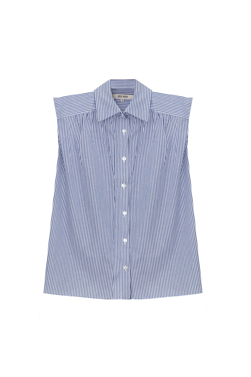 Camisa Marieta sin mangas rayas