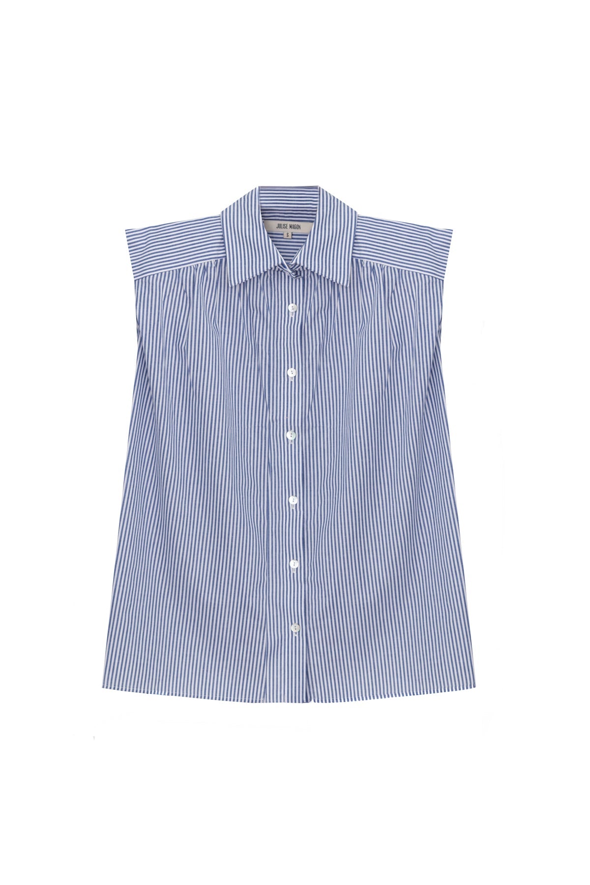 Camisa Marieta sin mangas rayas