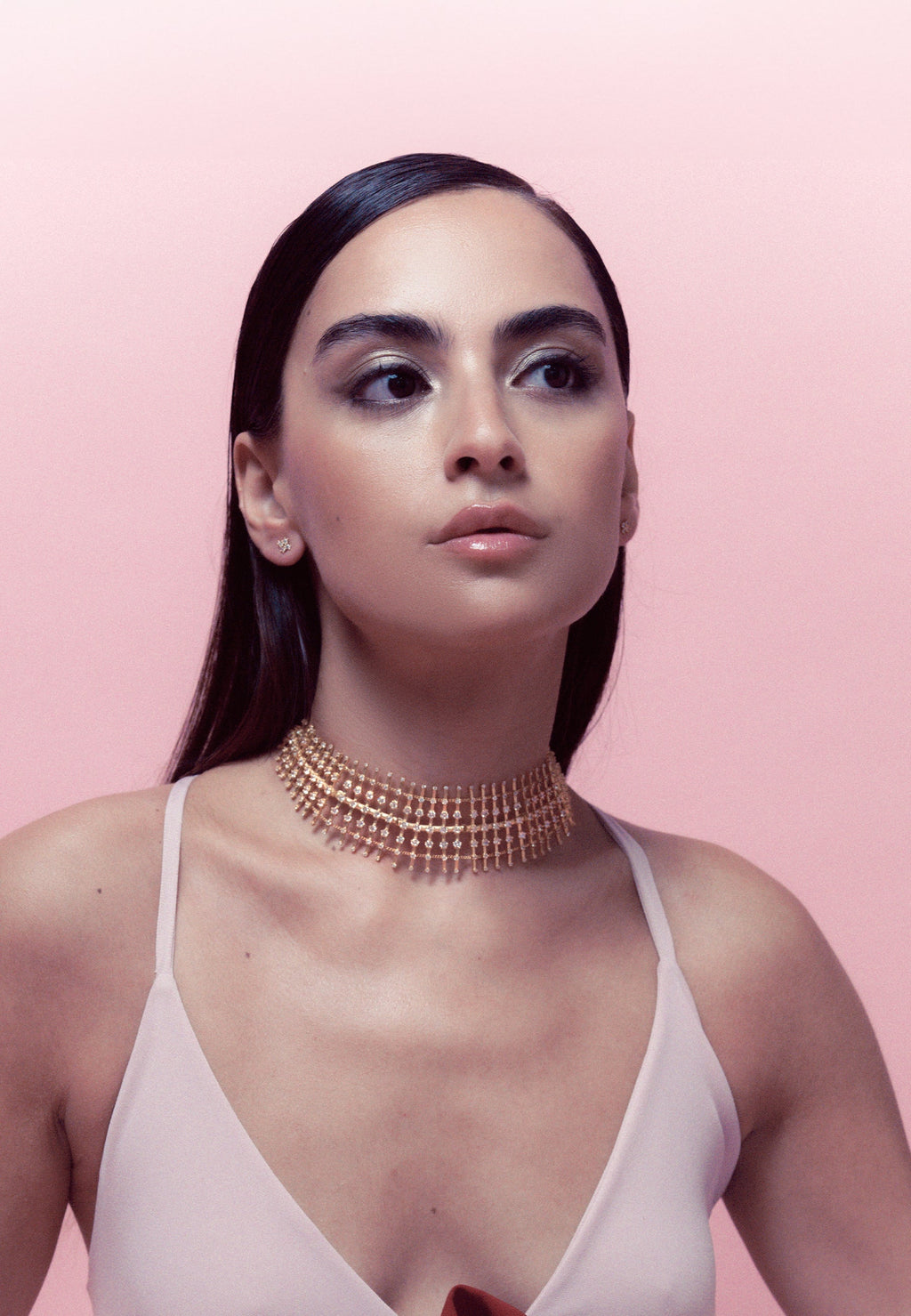 Helia Gold Choker