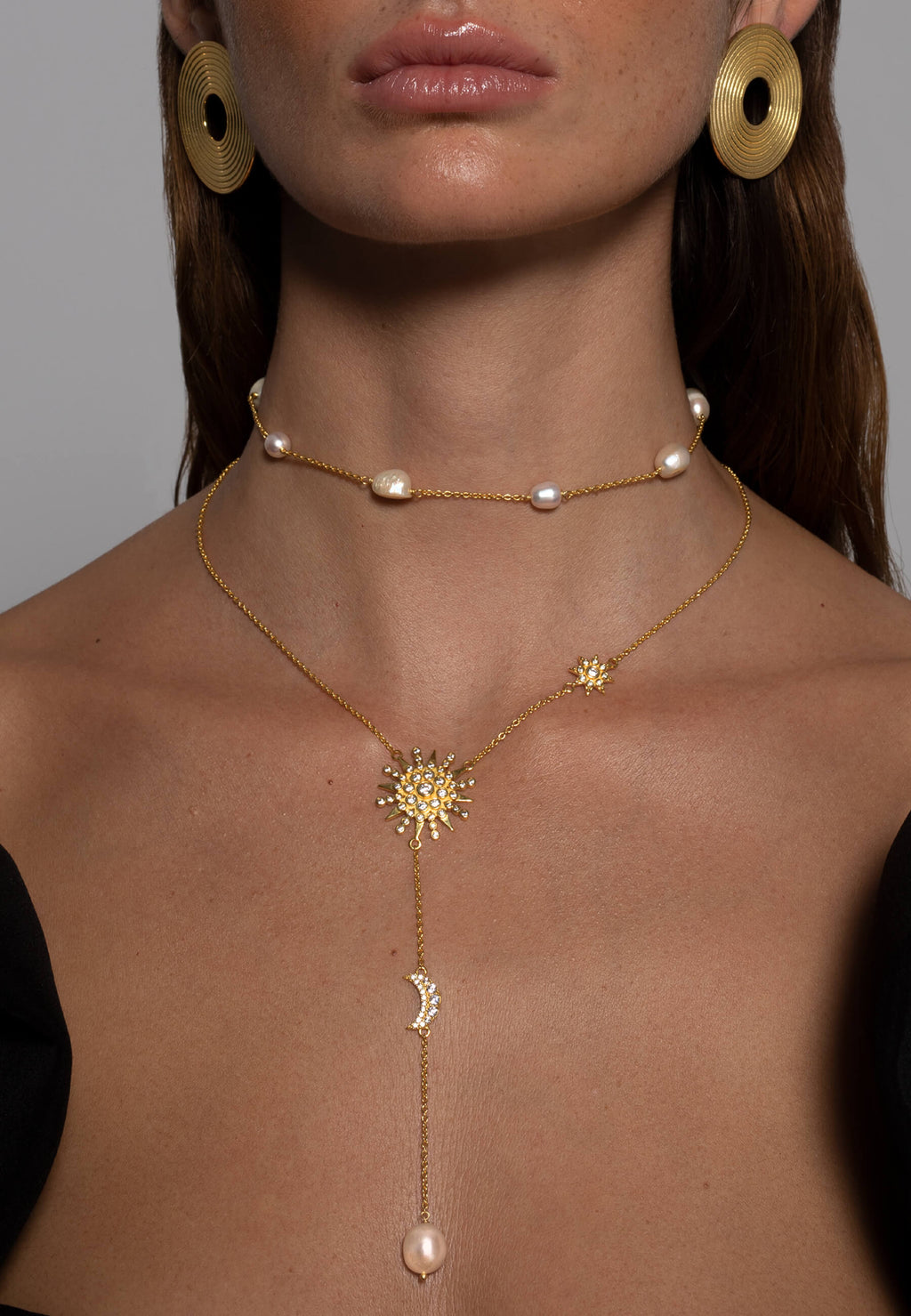 Choker Perlas High Priestess