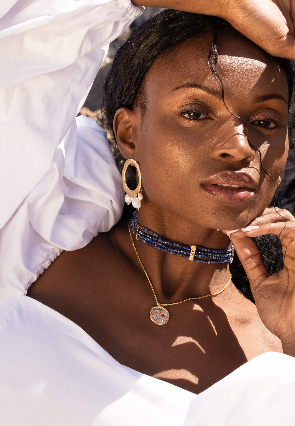 Choker Liliana Azul