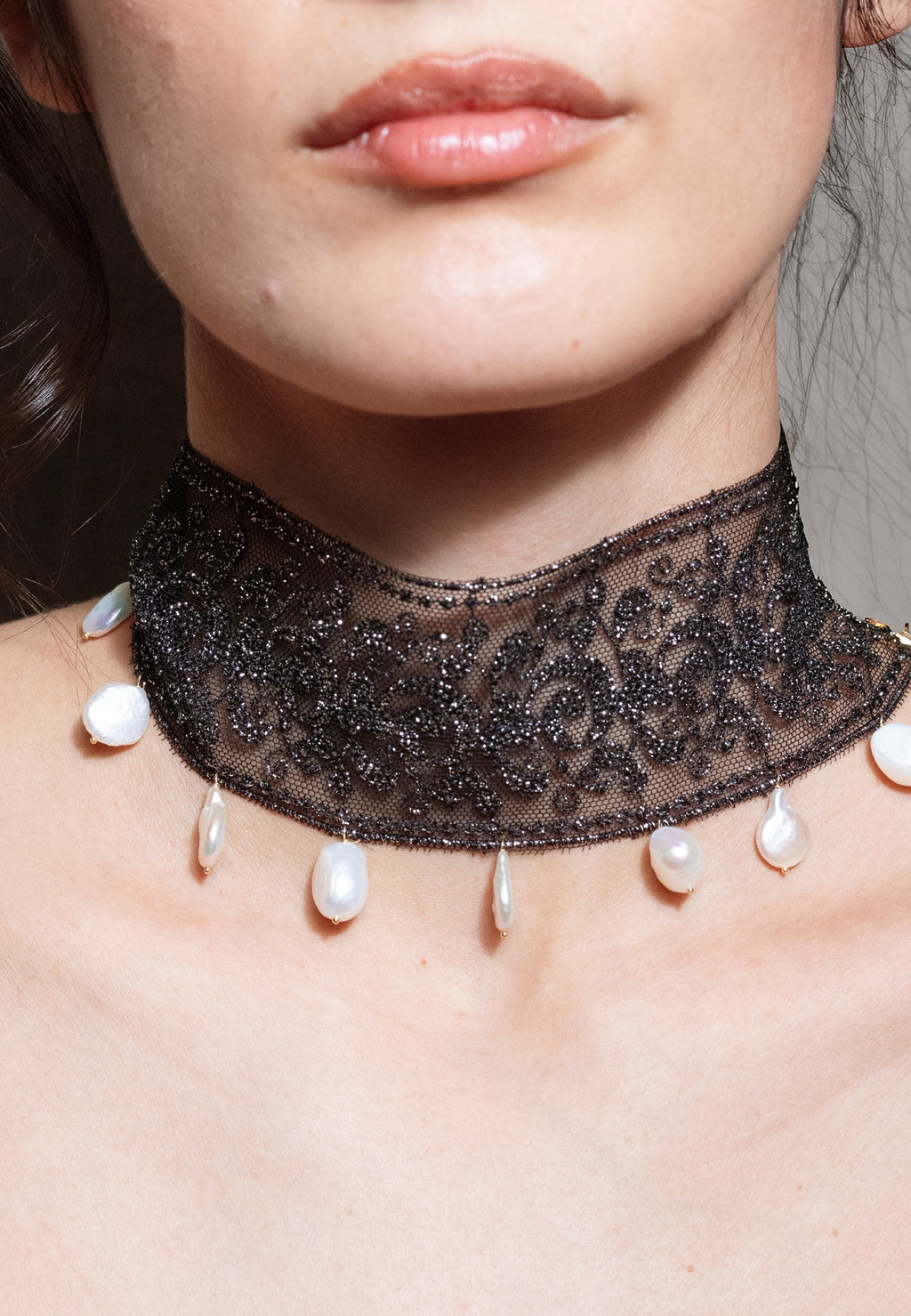 Choker elva negro