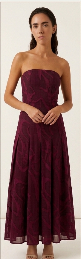 Vestido palabra de honor