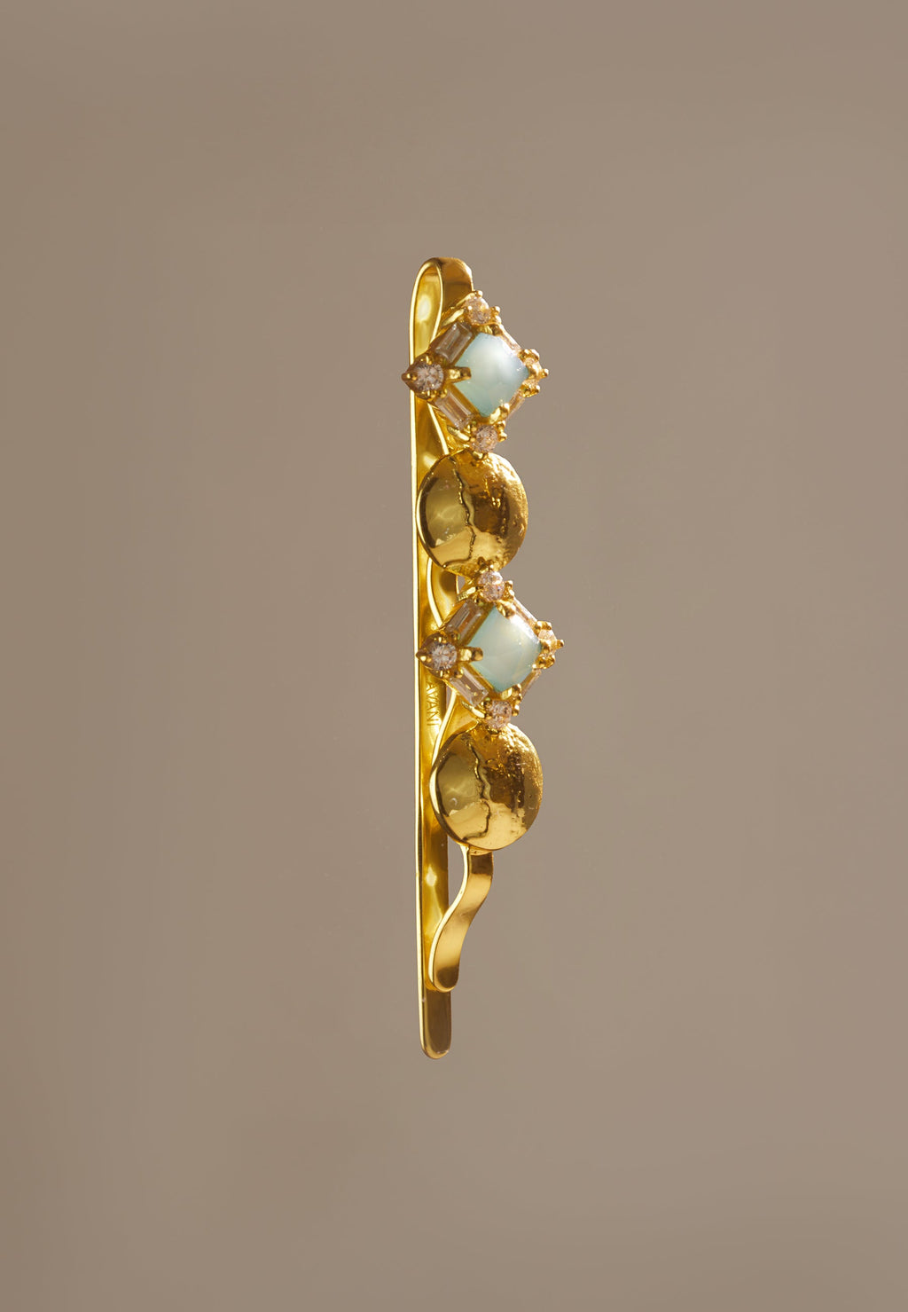 Elara Aquamarine Hair Fork
