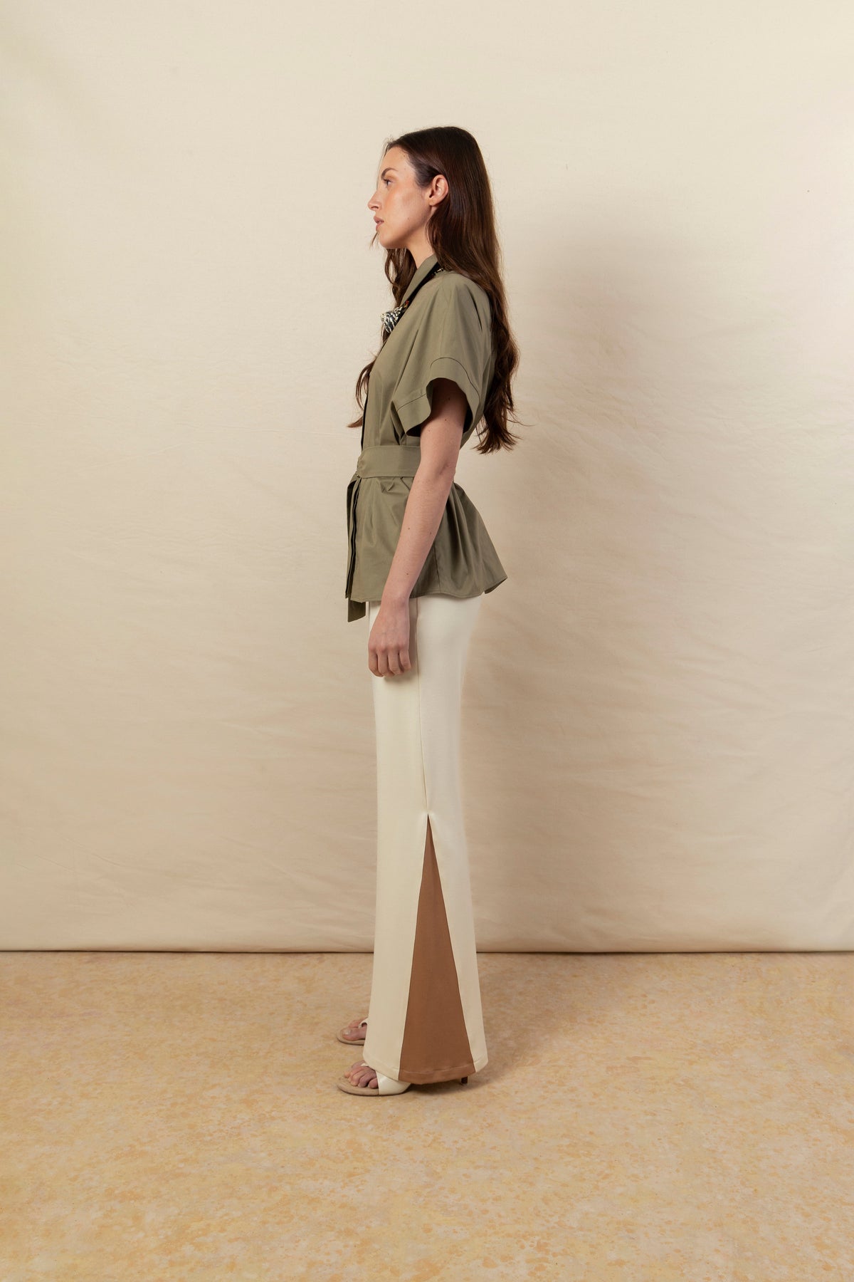 Camisa Noelia khaki