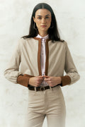 Chaqueta Olivia Beige