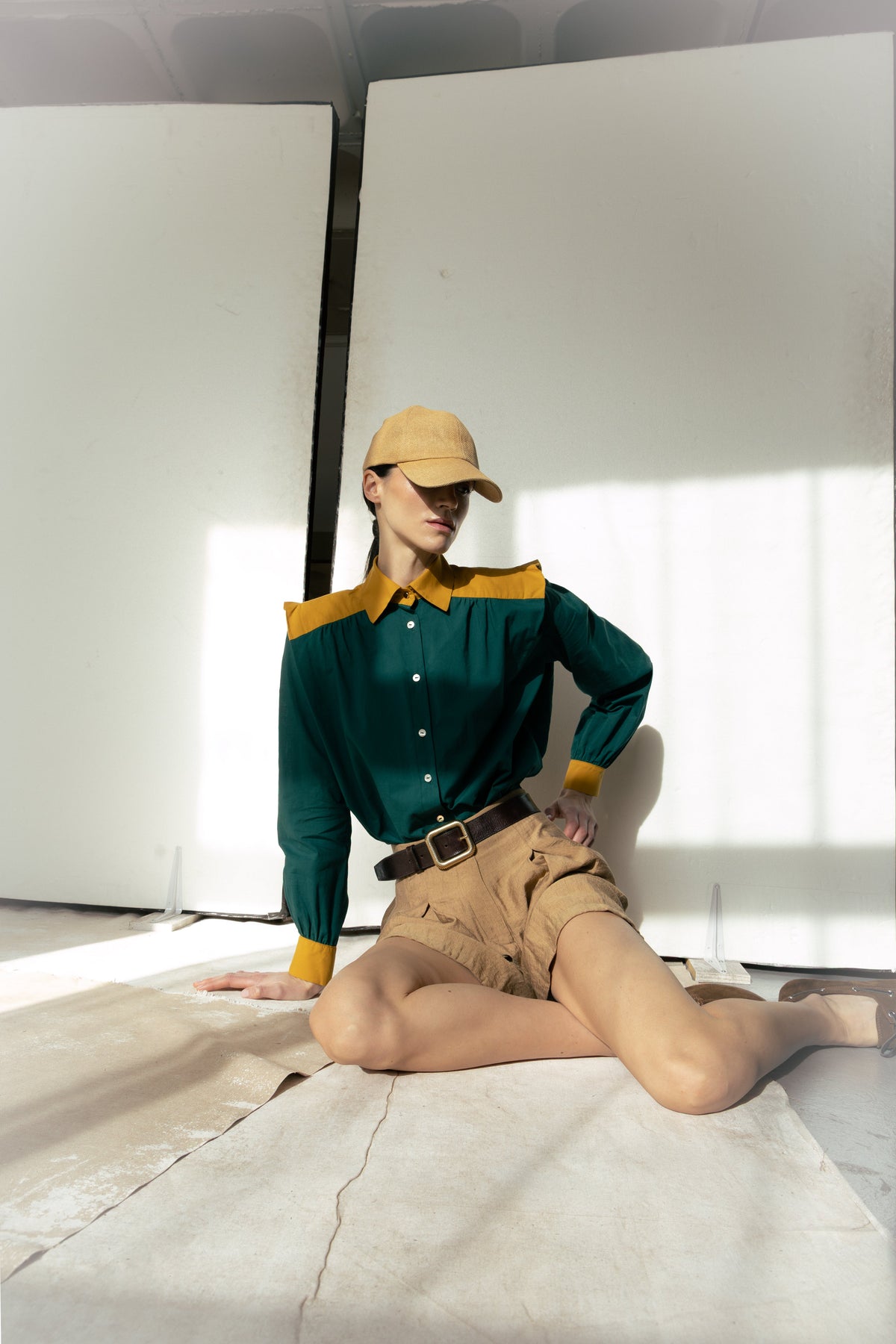 Camisa Marieta Duo Verde