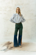 Camisa Marieta Gasa Azul