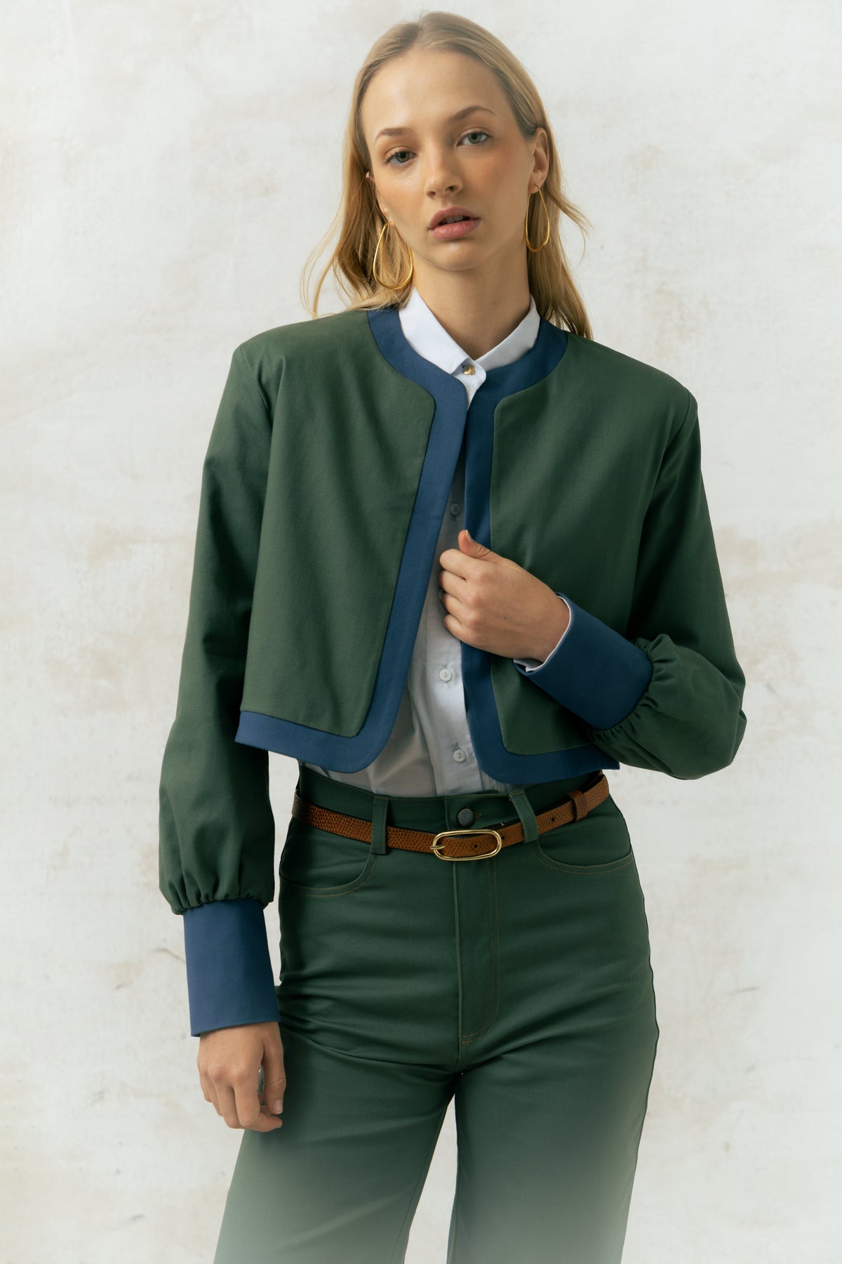 Chaqueta Olivia Verde