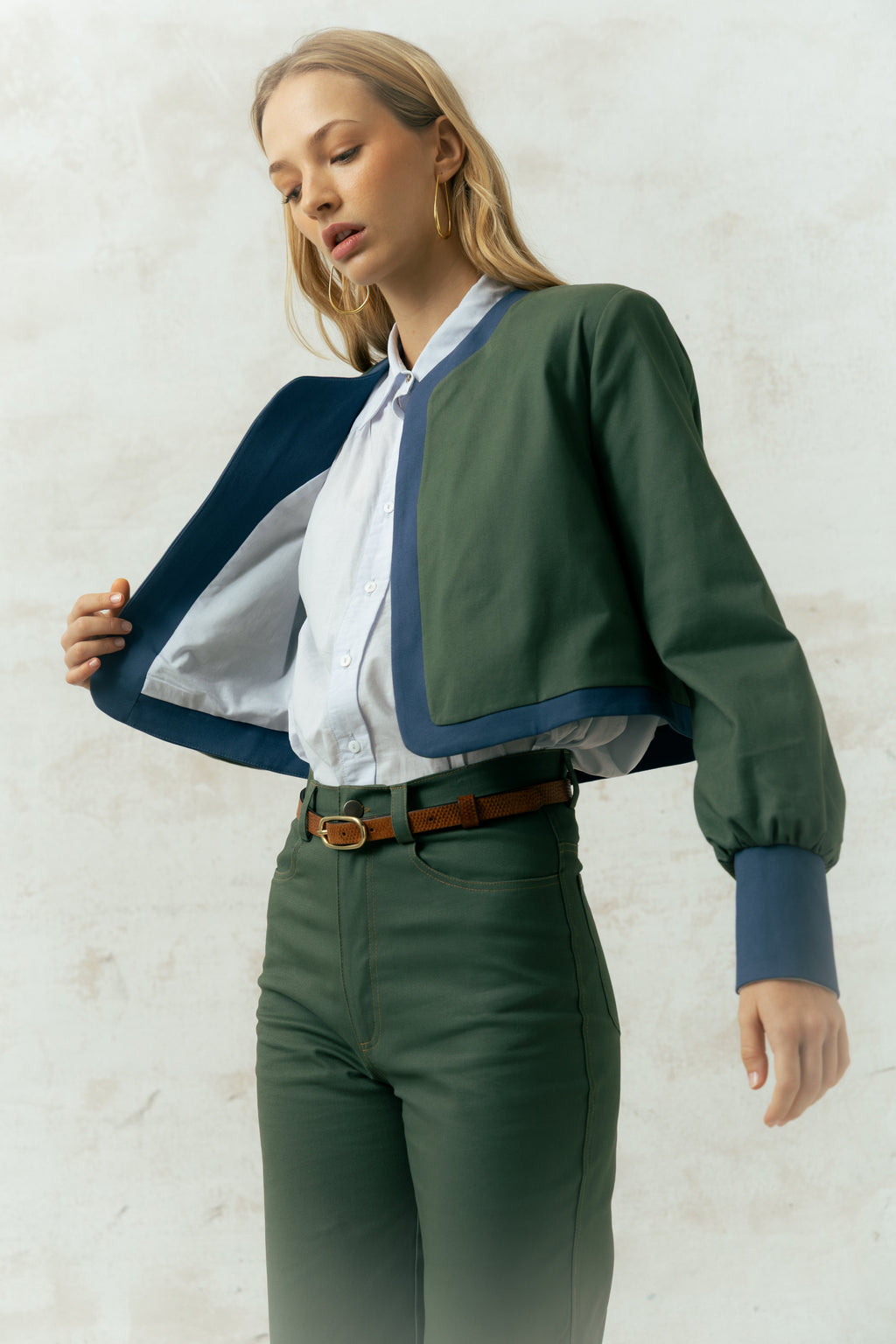 Chaqueta Olivia Verde