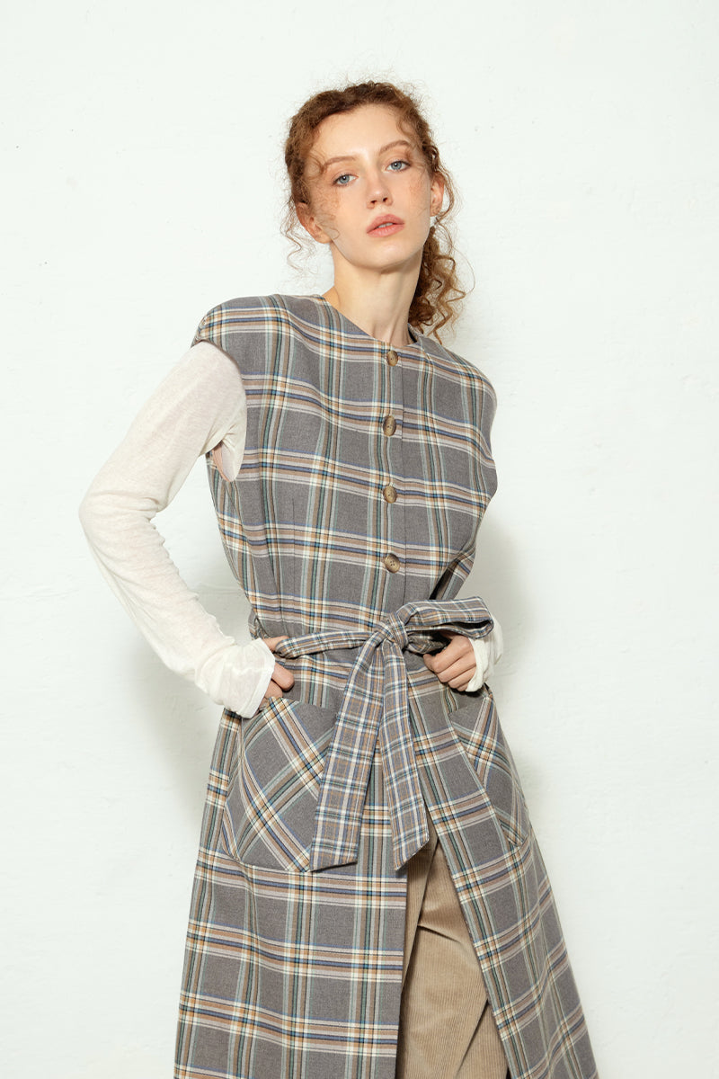 Chaleco Paola Gris