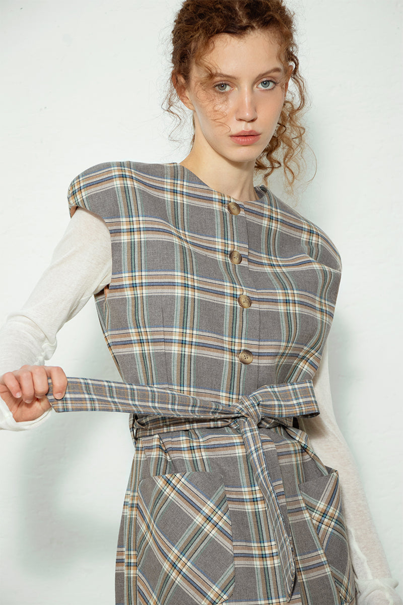Chaleco Paola Gris