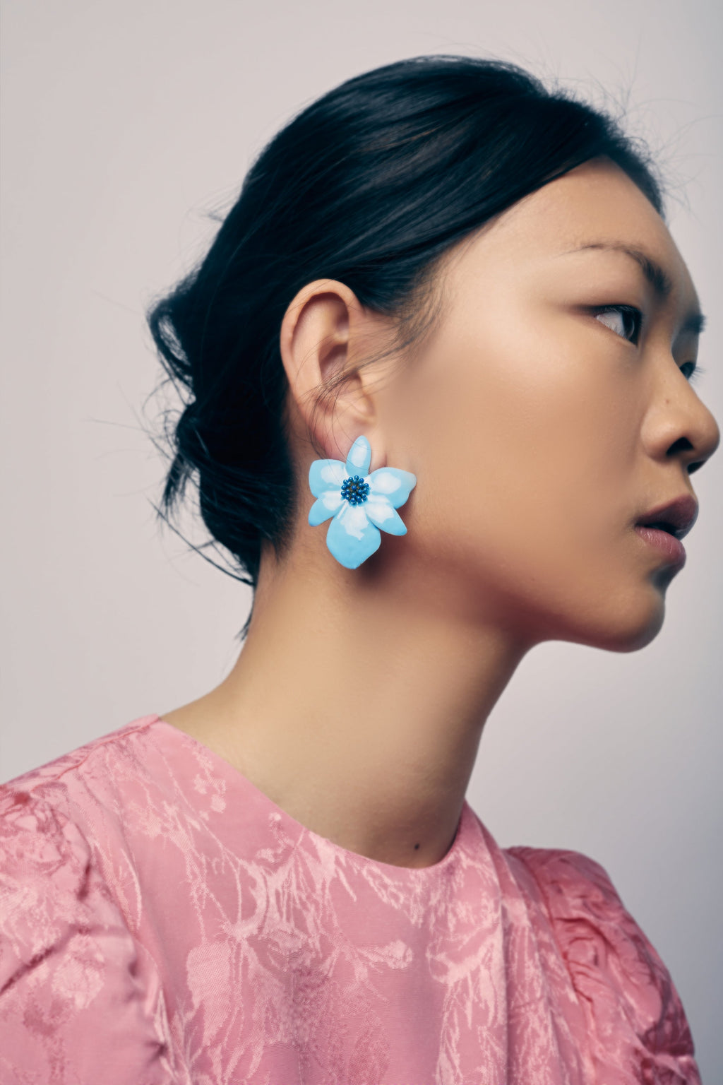Pendientes Orchid Azul