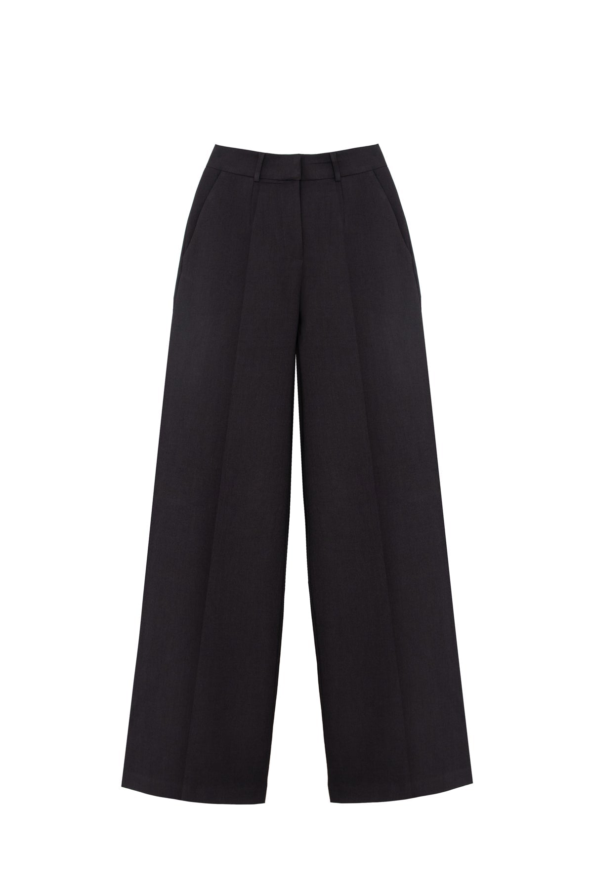 Adela charcoal grey trousers